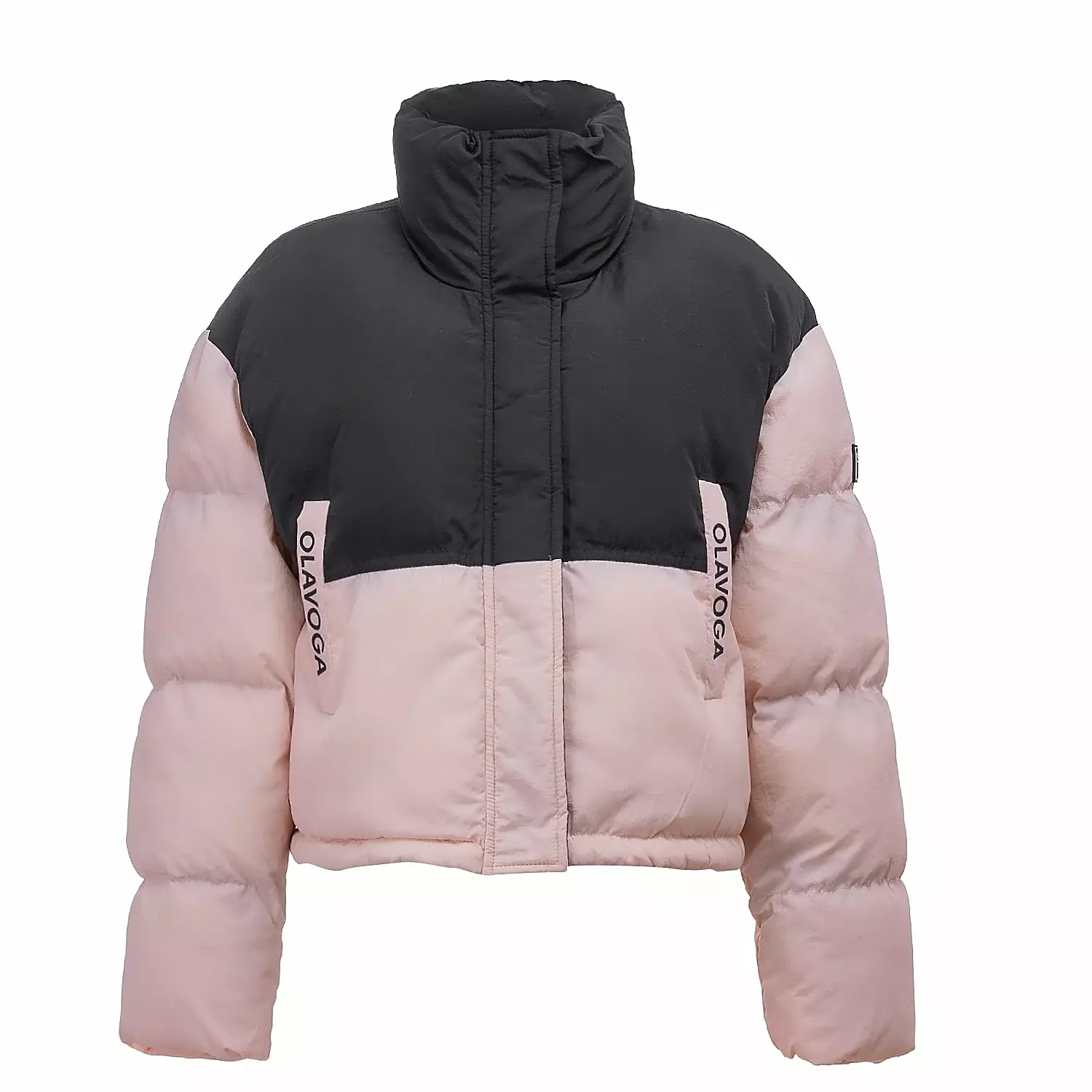 OLAVOGA KIAR kurze Steppjacke für Damen - Schwarz
