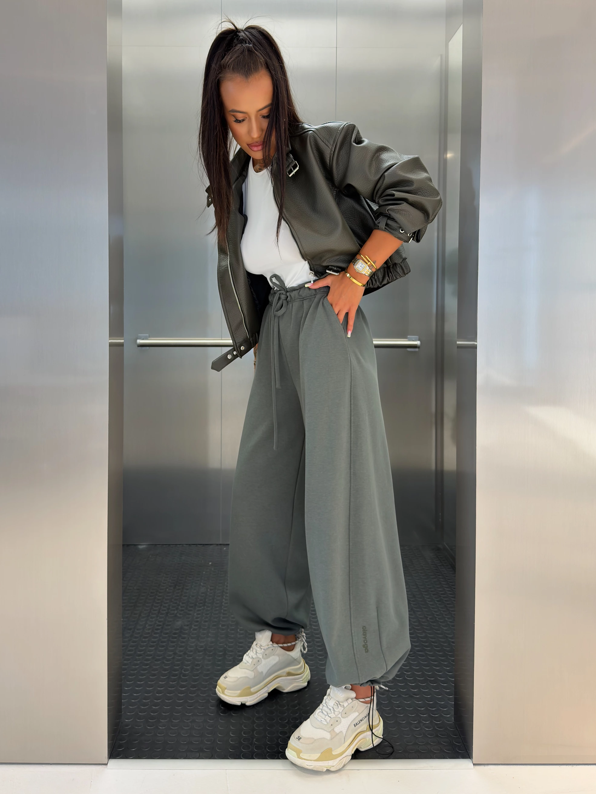 Dámské kalhoty OLAVOGA SORENCE – khaki