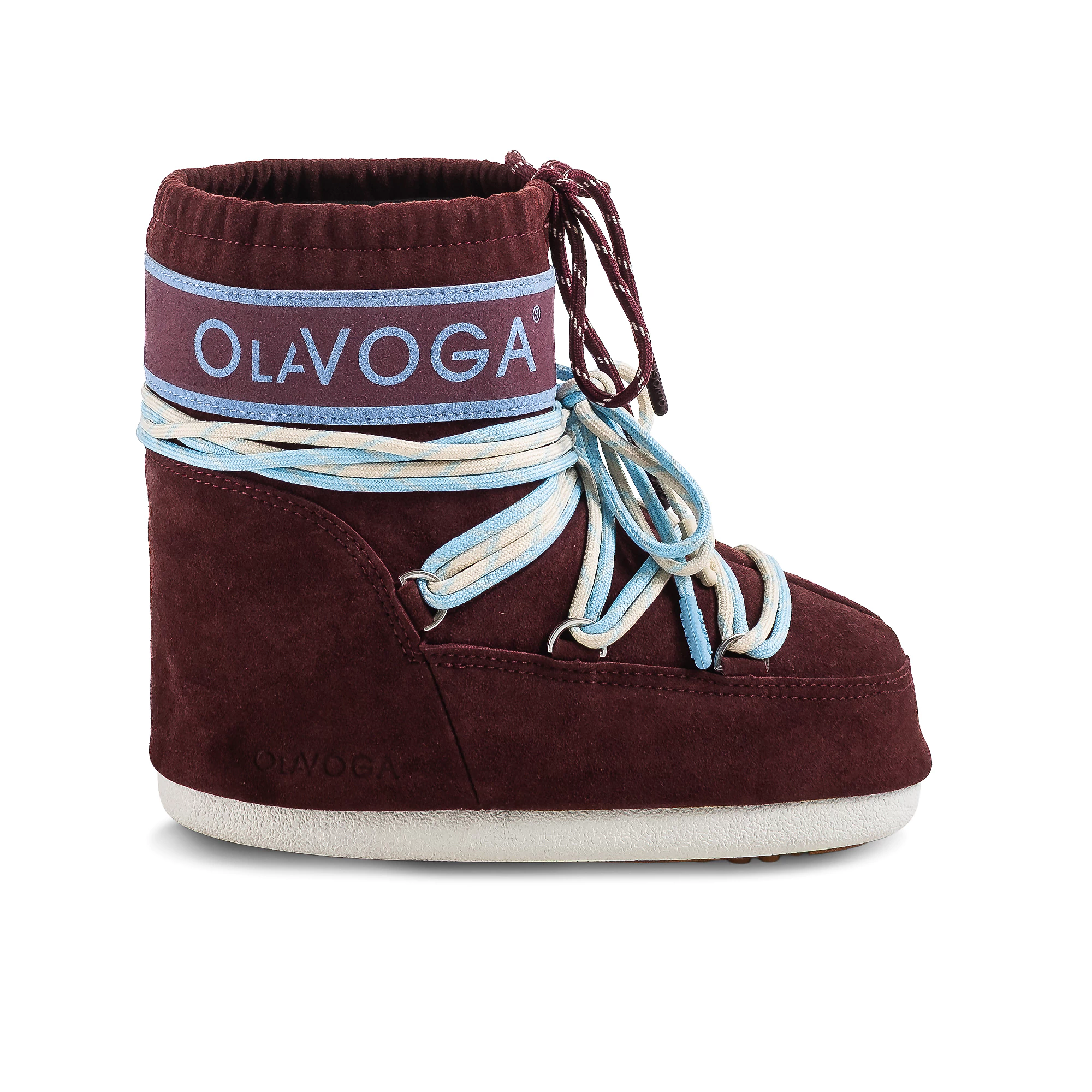 OLAVOGA YETI Damen-Schneestiefel – Bordeauxrot