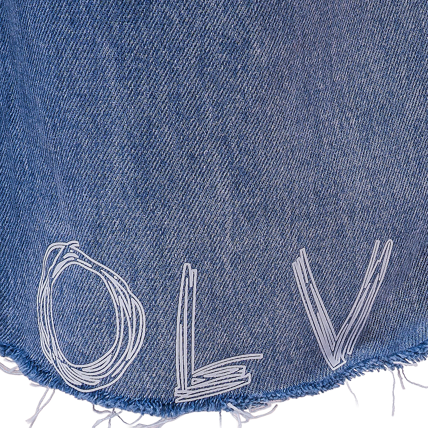 OLAVOGA VIVID bedruckte Damenhose - Dark denim