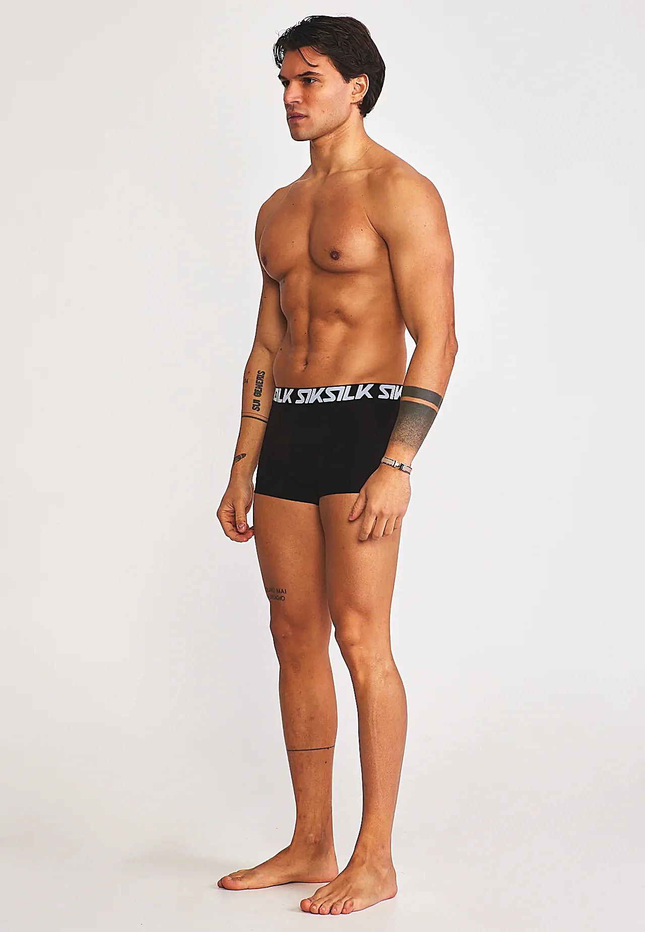 3pak bokserki męskie SIKSILK 29886 - Czarny