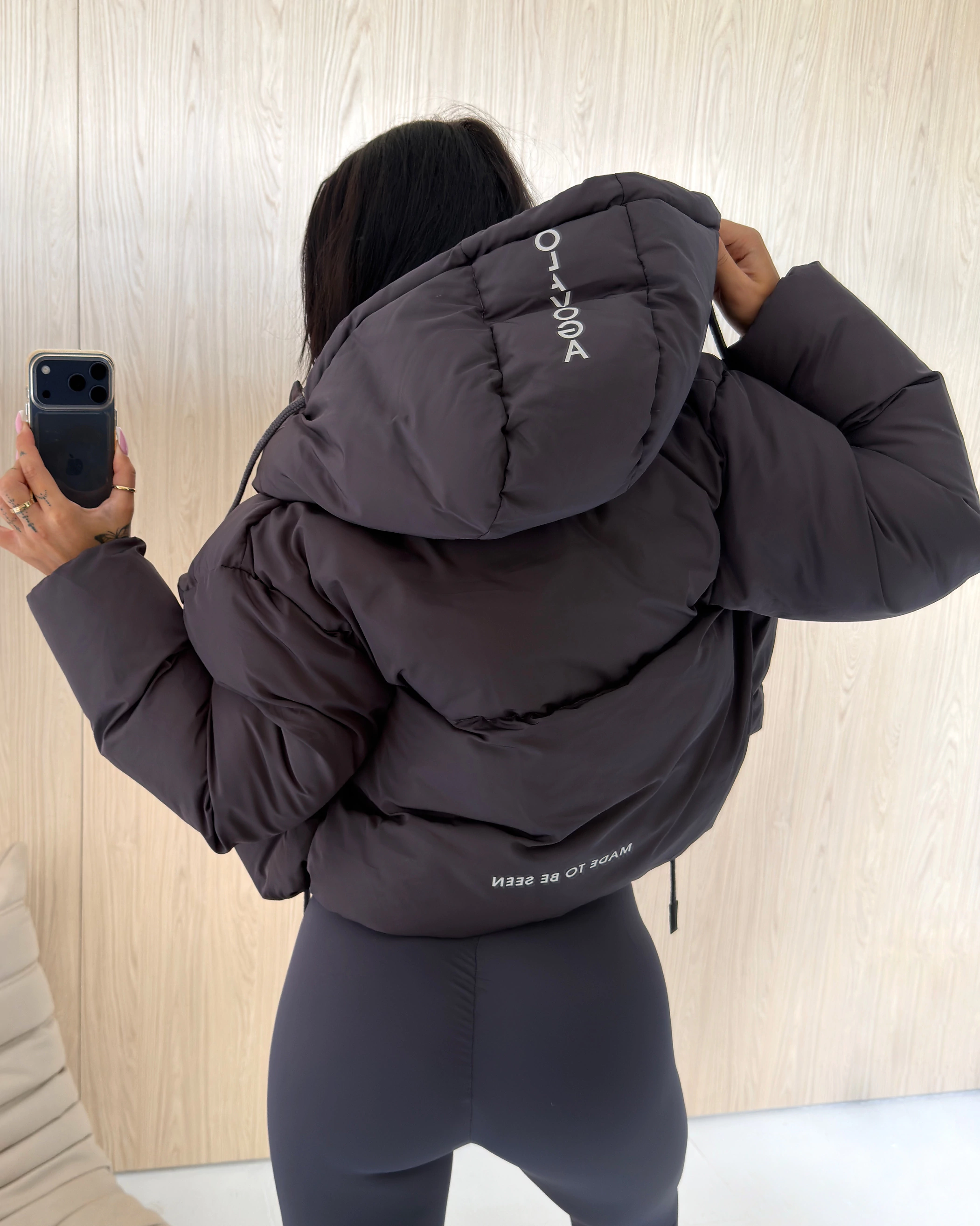 OLAVOGA AMPOSTA women’s down jacket – Plum