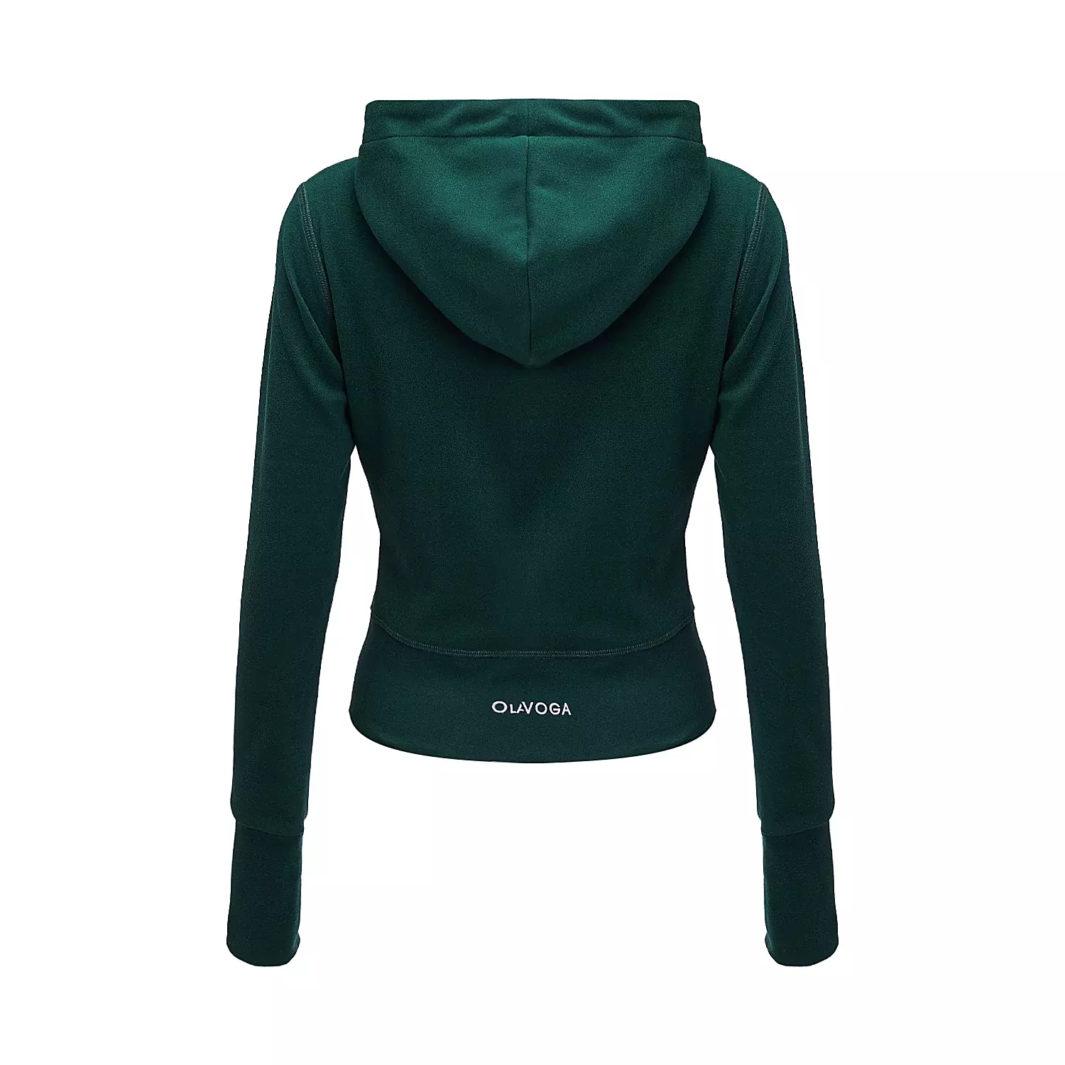 OLAVOGA EMERA Damen-Kapuzenpullover - Dunkelgrün
