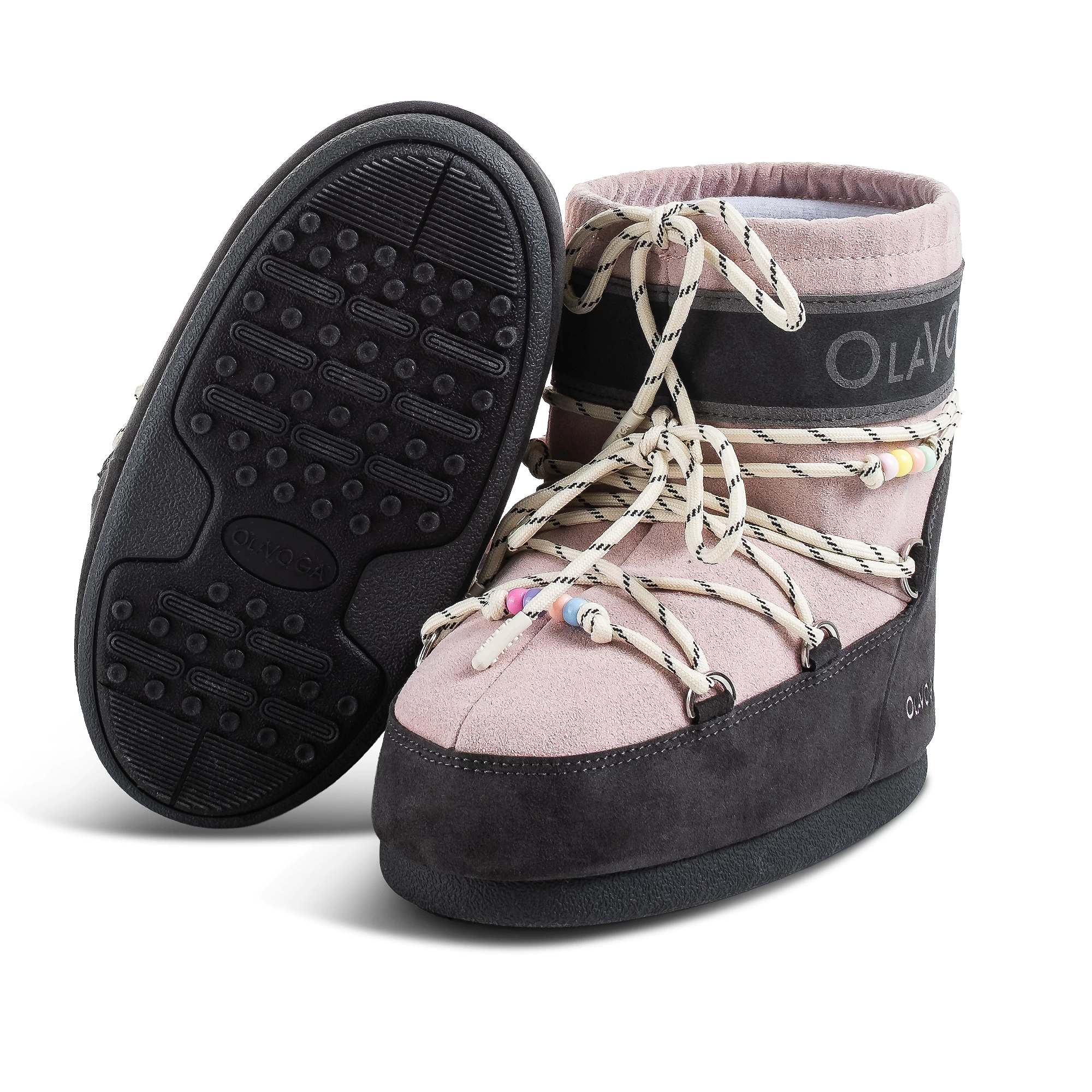 OLAVOGA YETI Damen-Schneestiefel – Grau
