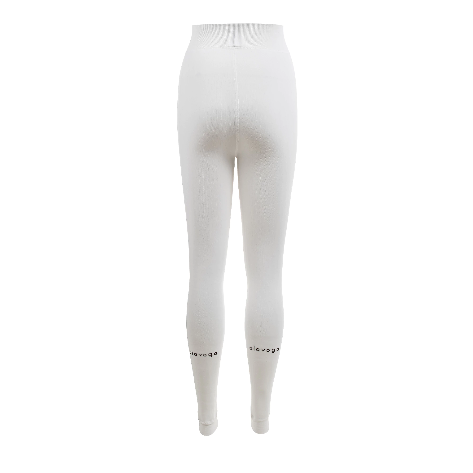 Legginsy damskie ocieplane OLAVOGA NEBULA - Écru