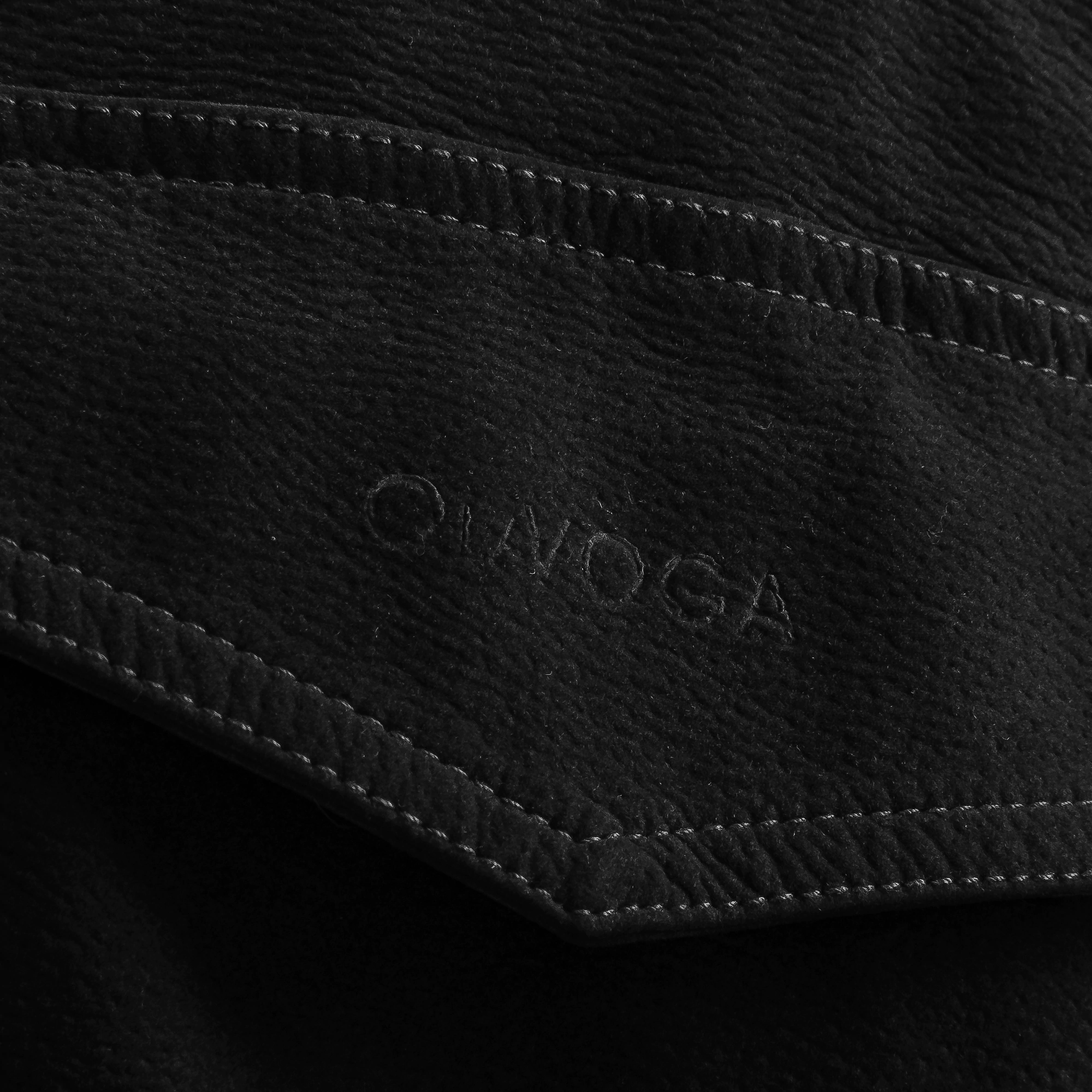 Damenjacke in Wildleder-Optik OLAVOGA RYZEN - Schwarz