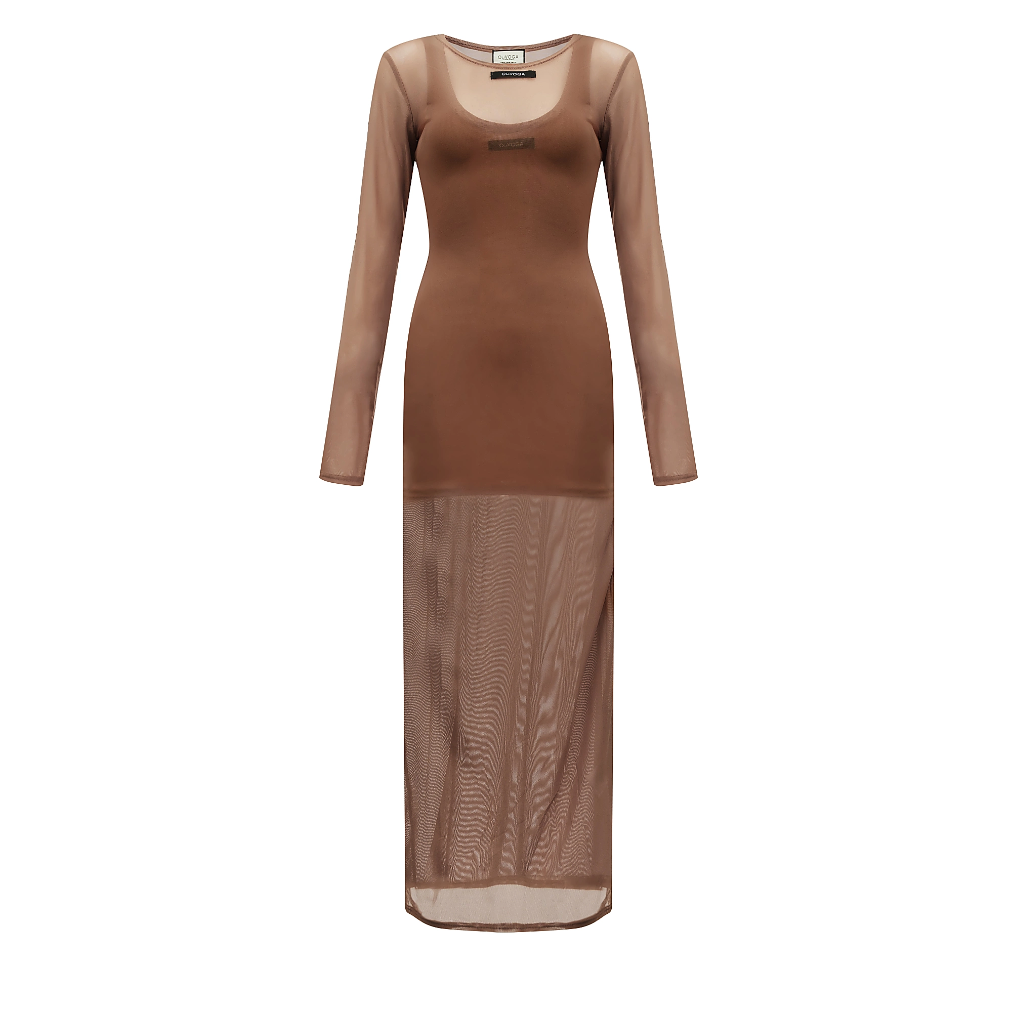 OLAVOGA DRASY Damenkleid im Lagenlook - Beige