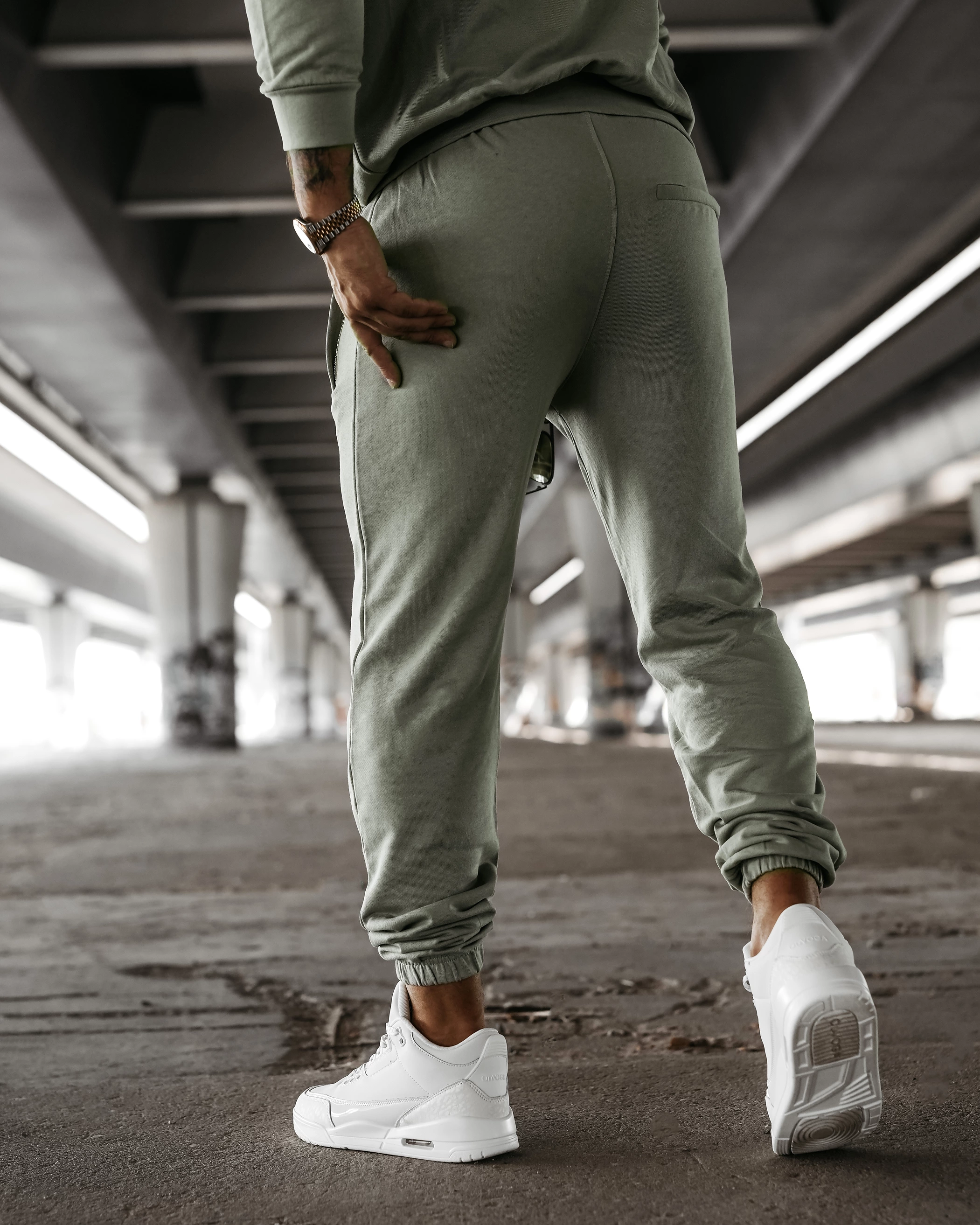 Pánské kalhoty OLAVOGA Men LEOTO PANTS – olivová