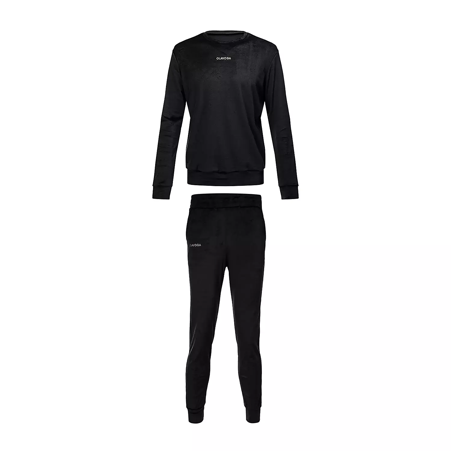 Ladies' velour set OLAVOGA VELVET ASH MEN - Black
