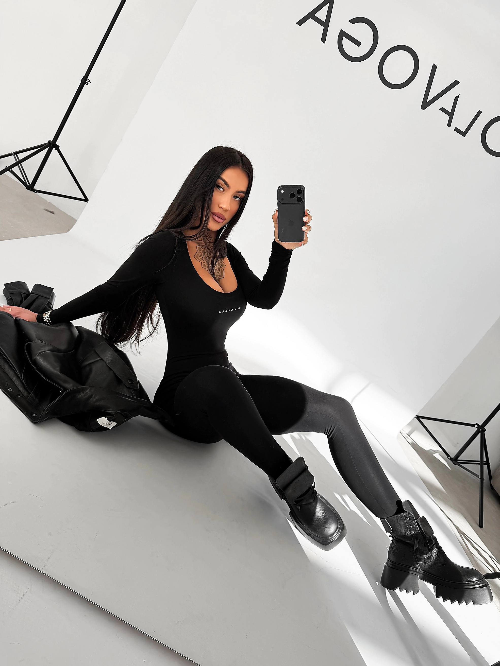 OLAVOGA ICONA Damen-Overall - Schwarz
