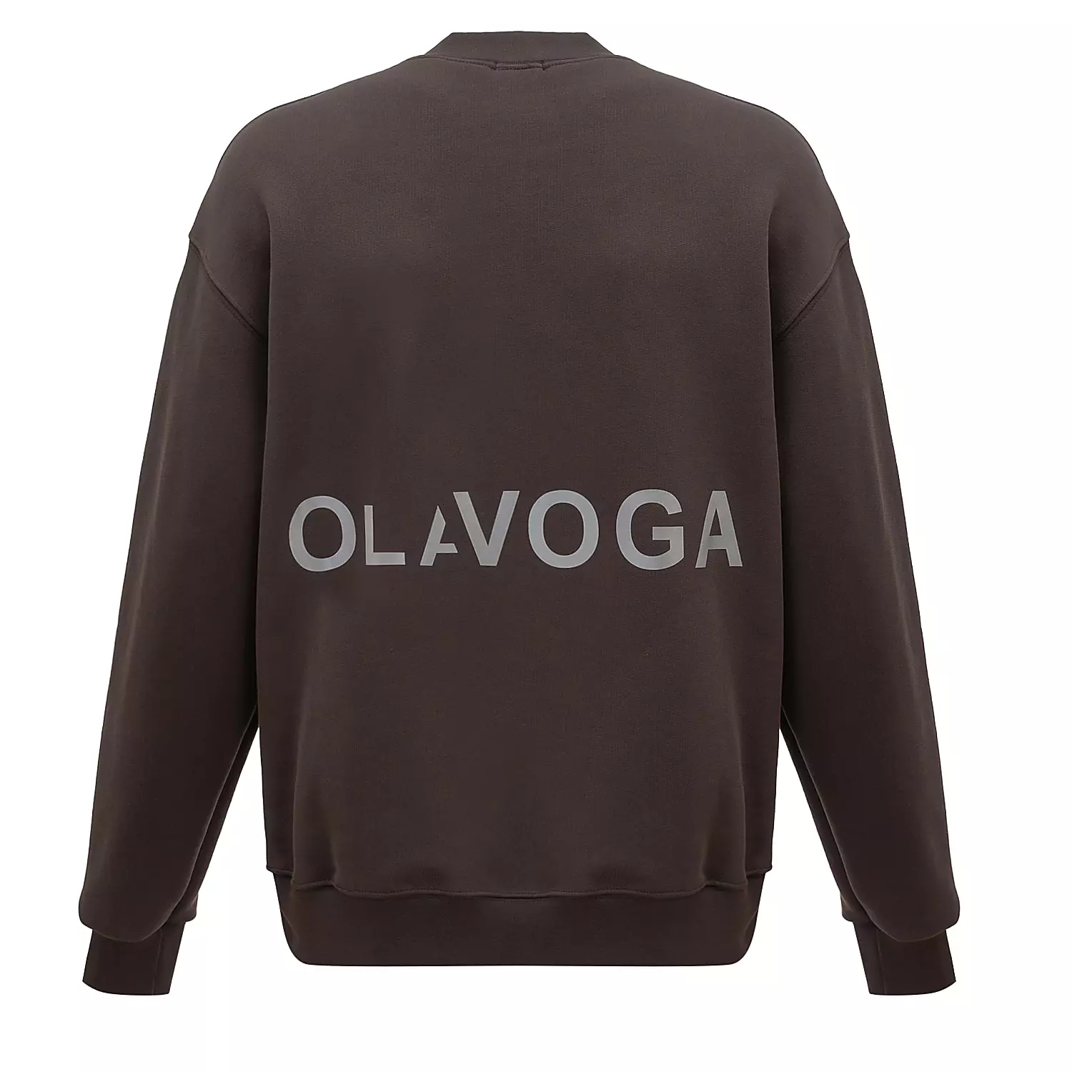 OLAVOGA Männer FLASH Kragen Sweatshirt - Braun