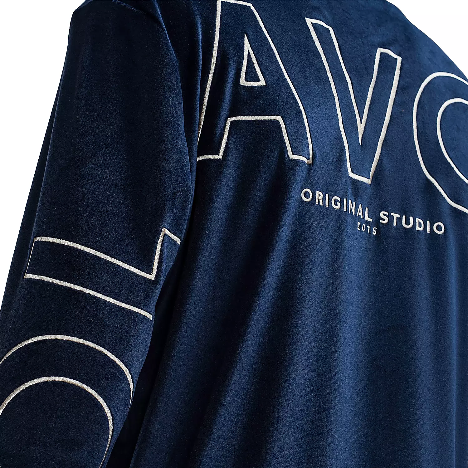 Damenset aus Velours OLAVOGA VELVET ASH MEN - Marineblau