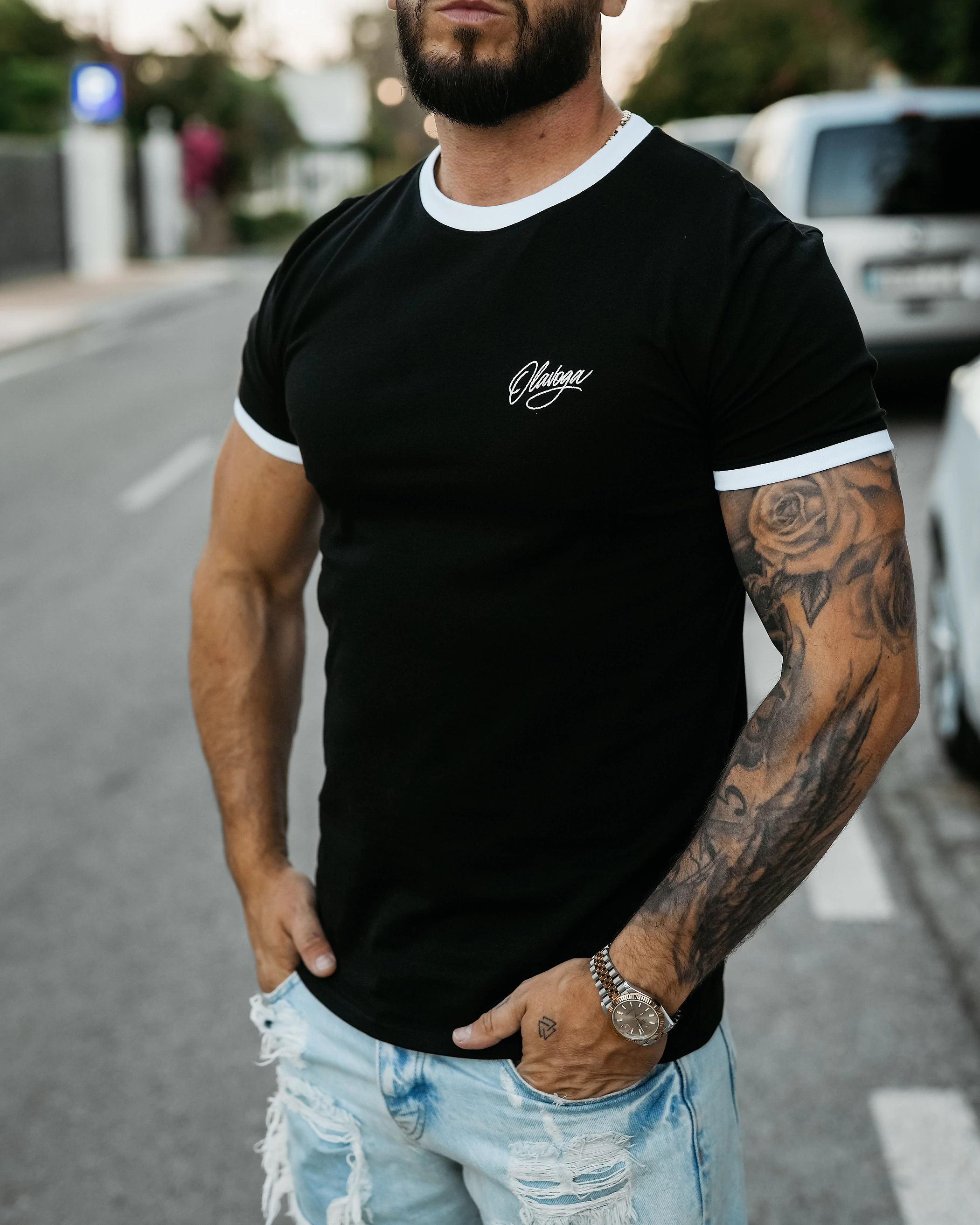 OLAVOGA Men VIROO T-shirt - Black
