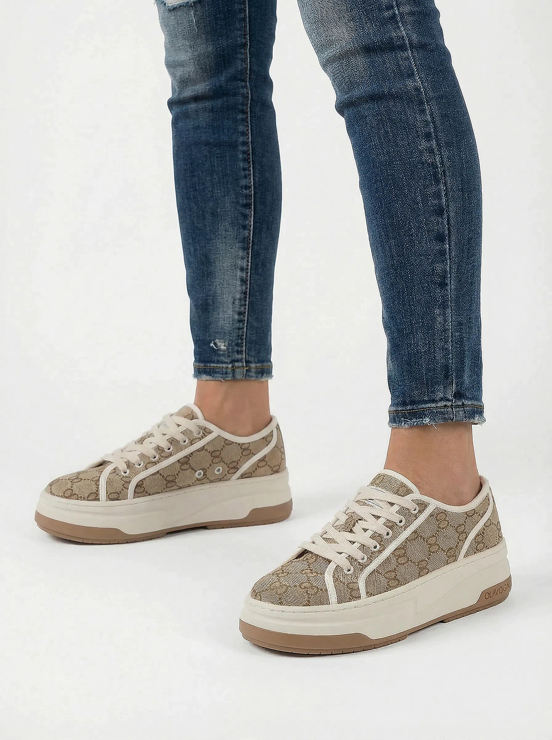 Buty damskie OLAVOGA MALLOW - Beżowy
