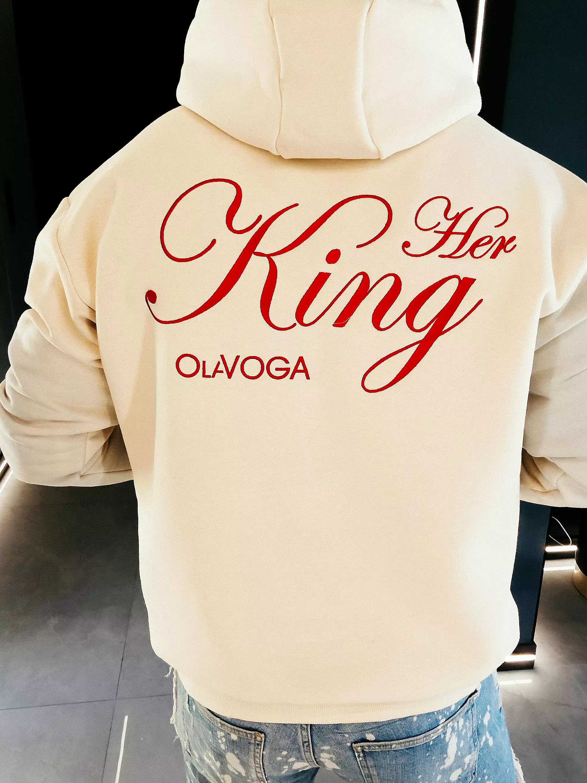 Men's Matchy Sweatshirt OLAVOGA Men ADORE - Coconut
