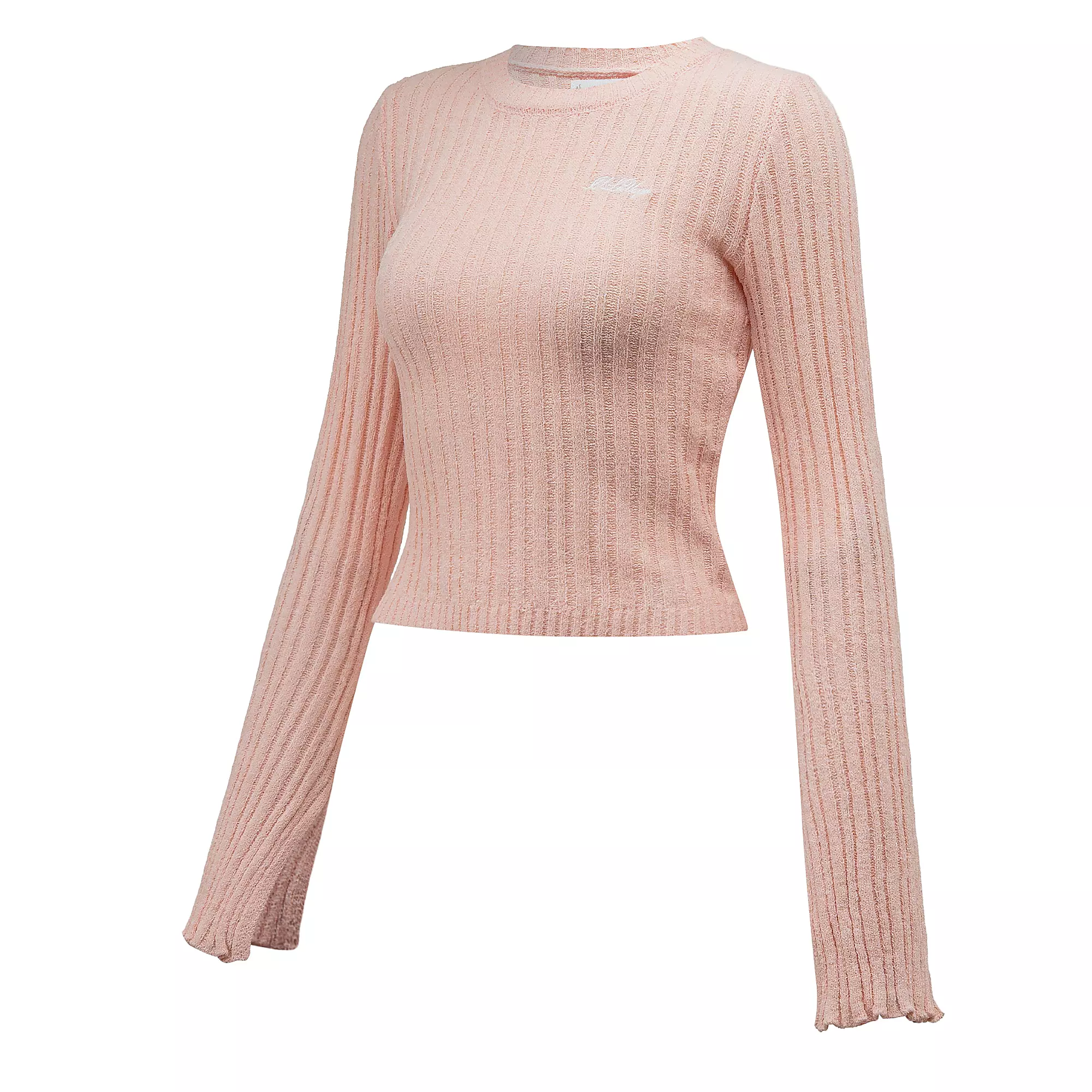 OLAVOGA ZIRRA women's jumper with flared sleeves - Powder pink