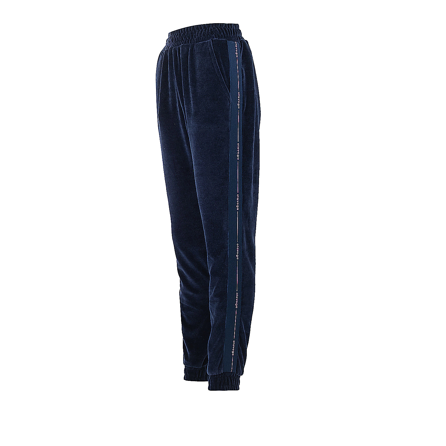 Damenset aus Velours OLAVOGA SMOOVE - Marineblau