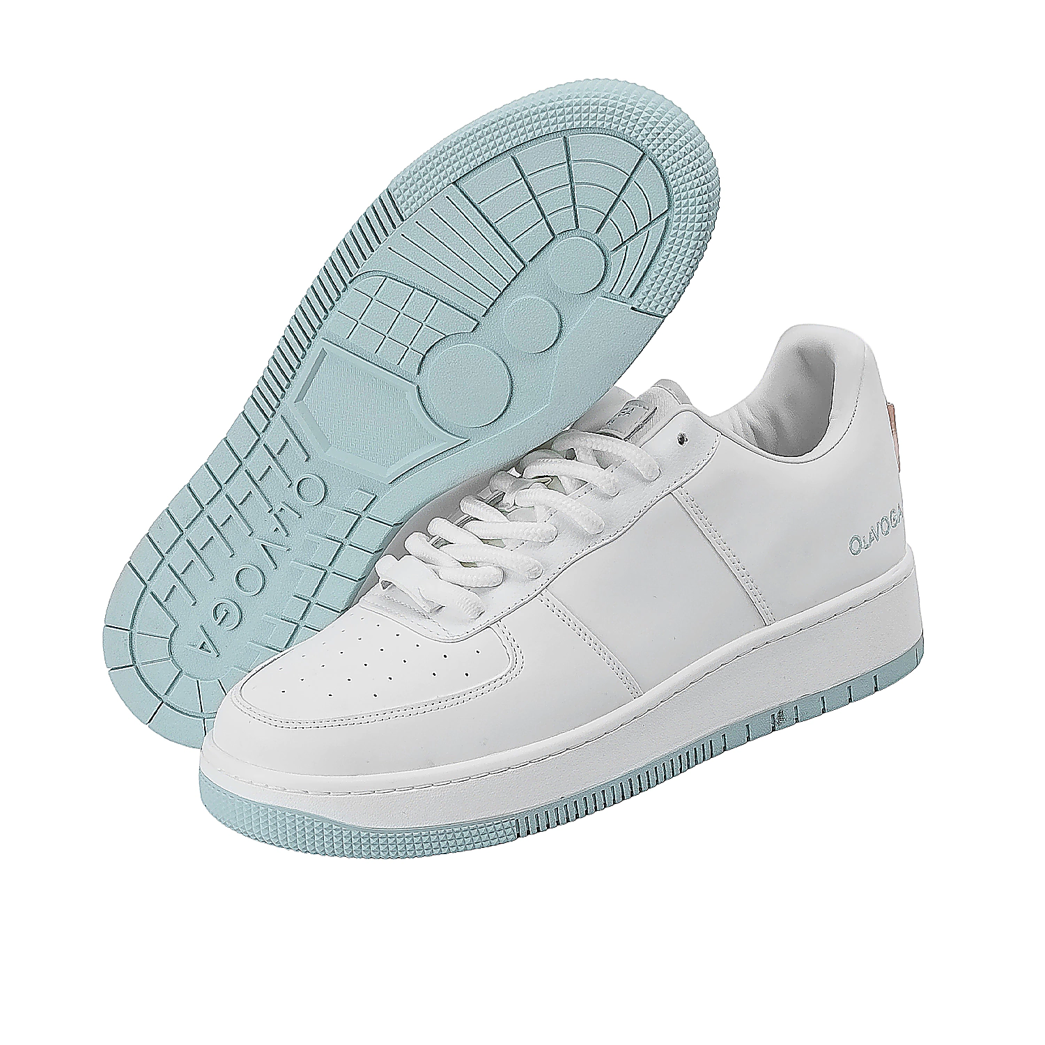 OLAVOGA Herrenschuhe DAYTON - Weiß + Blau
