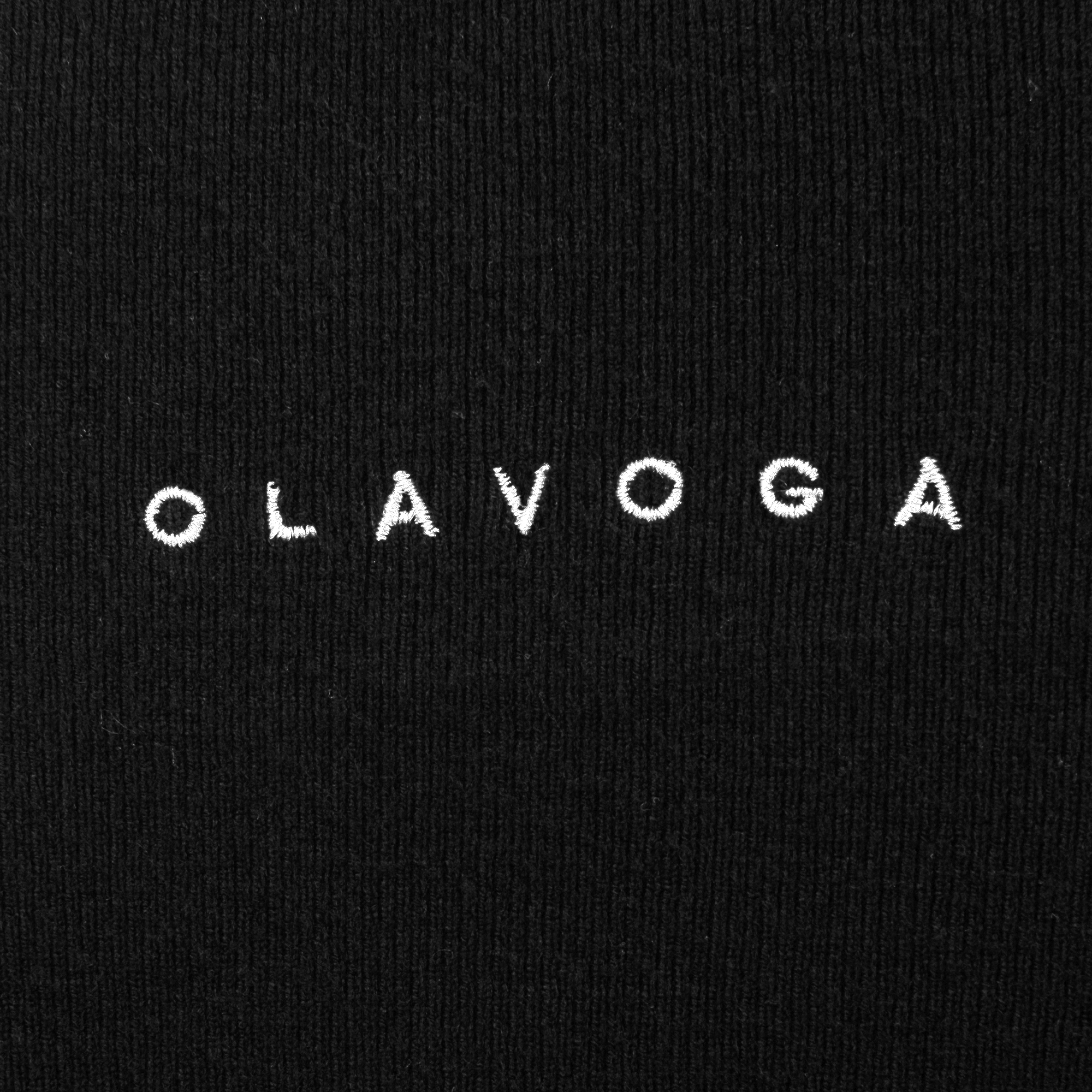 Sweter damski casual OLAVOGA BROGRER - Czarny