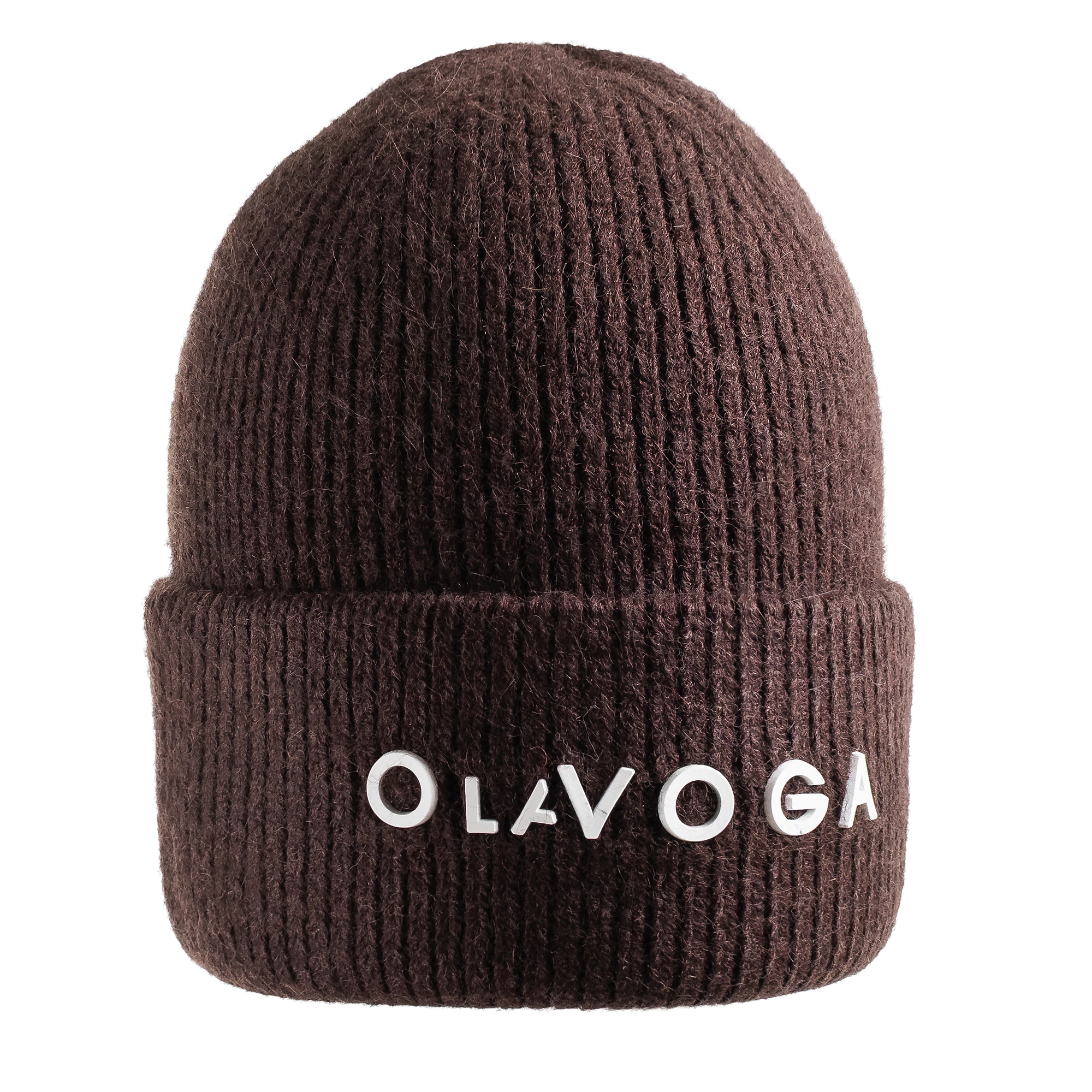Czapka damska beanie OLAVOGA MEDINA - Brąz
