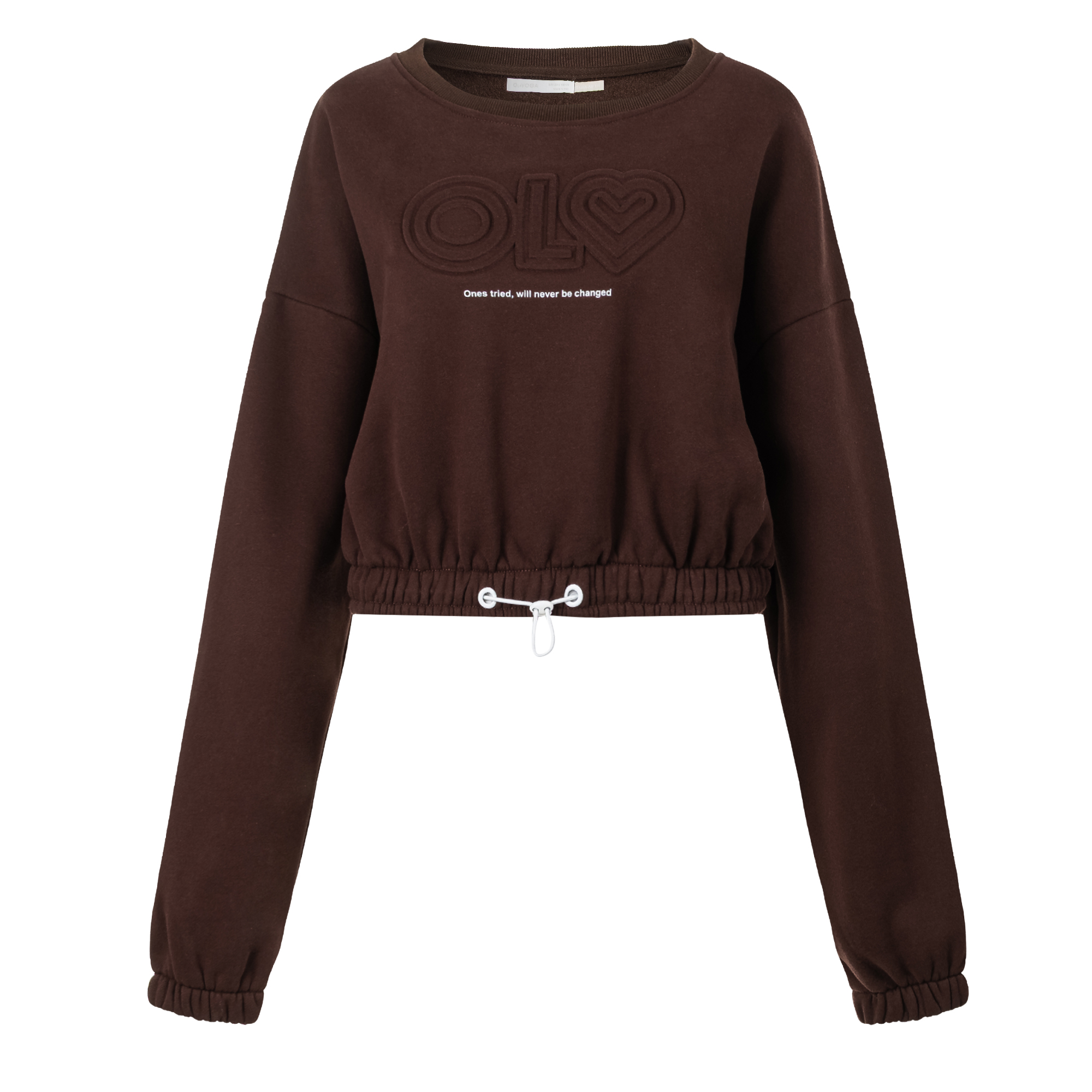 Bluza damska OLAVOGA LINDA SWEATSHIRT - Brąz