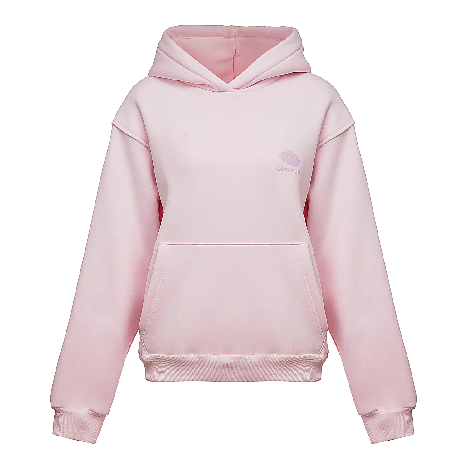 OLAVOGA LUCKY MINDSET Damen-Kapuzenpullover - Rosa