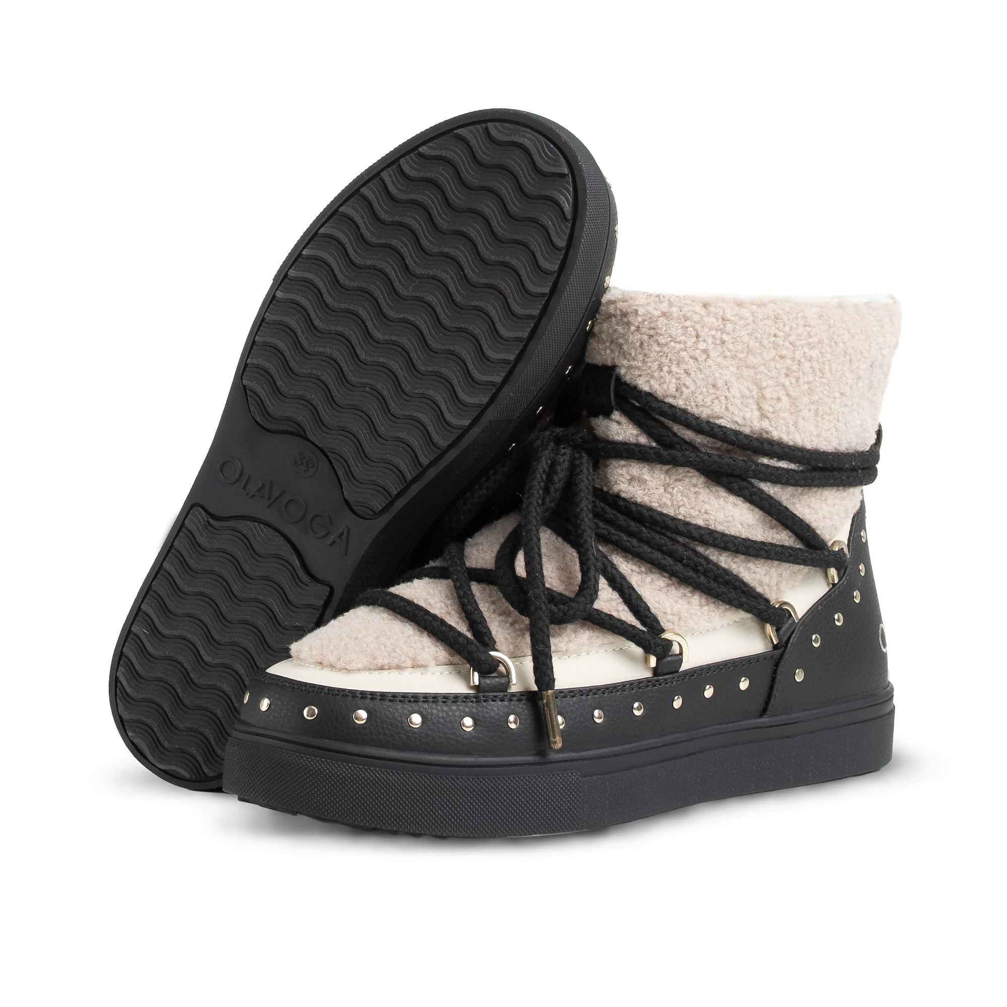 Buty damskie eskimoski OLAVOGA ETNA - Czarny