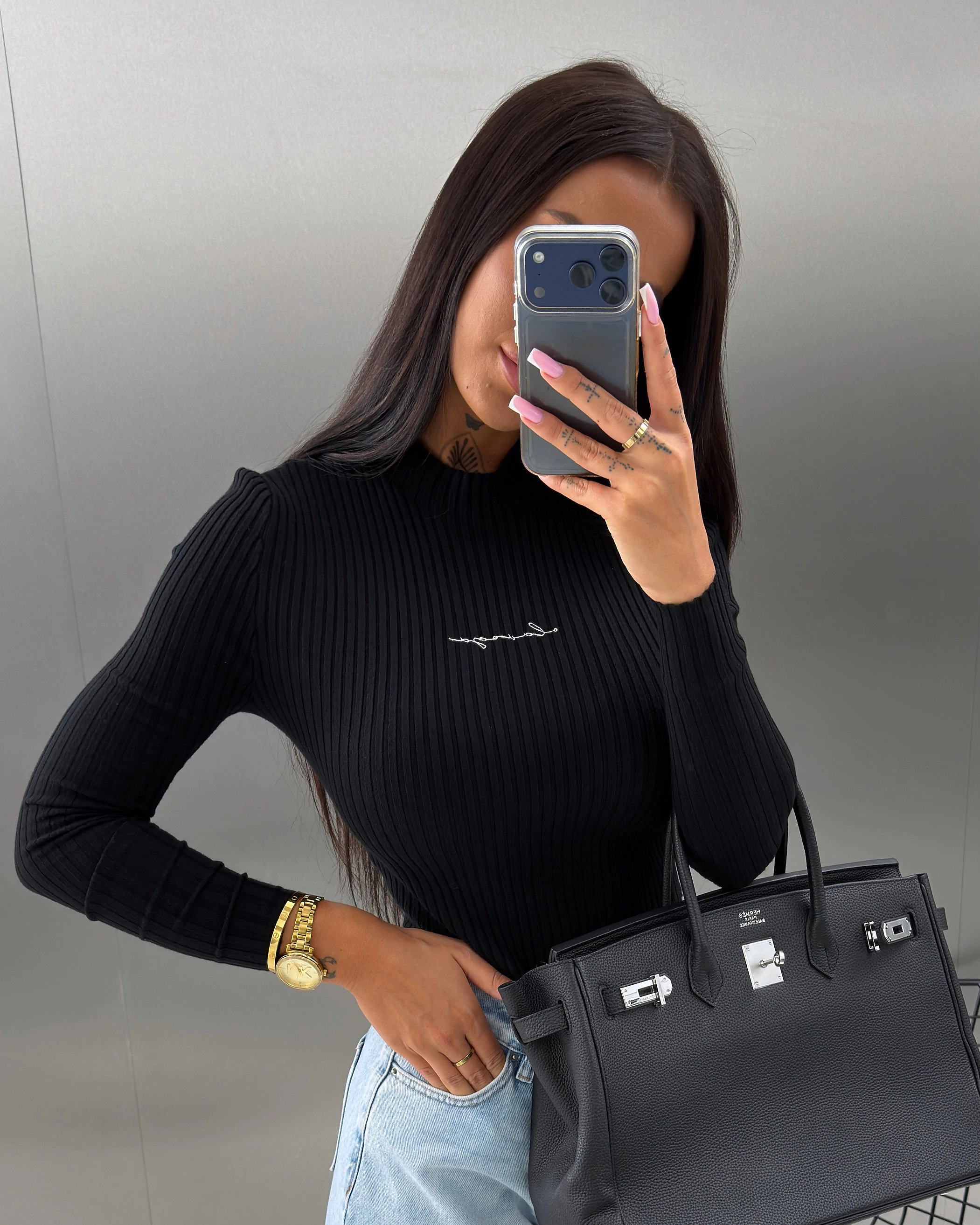 OLAVOGA FIORDLA Women's Jumper – Black