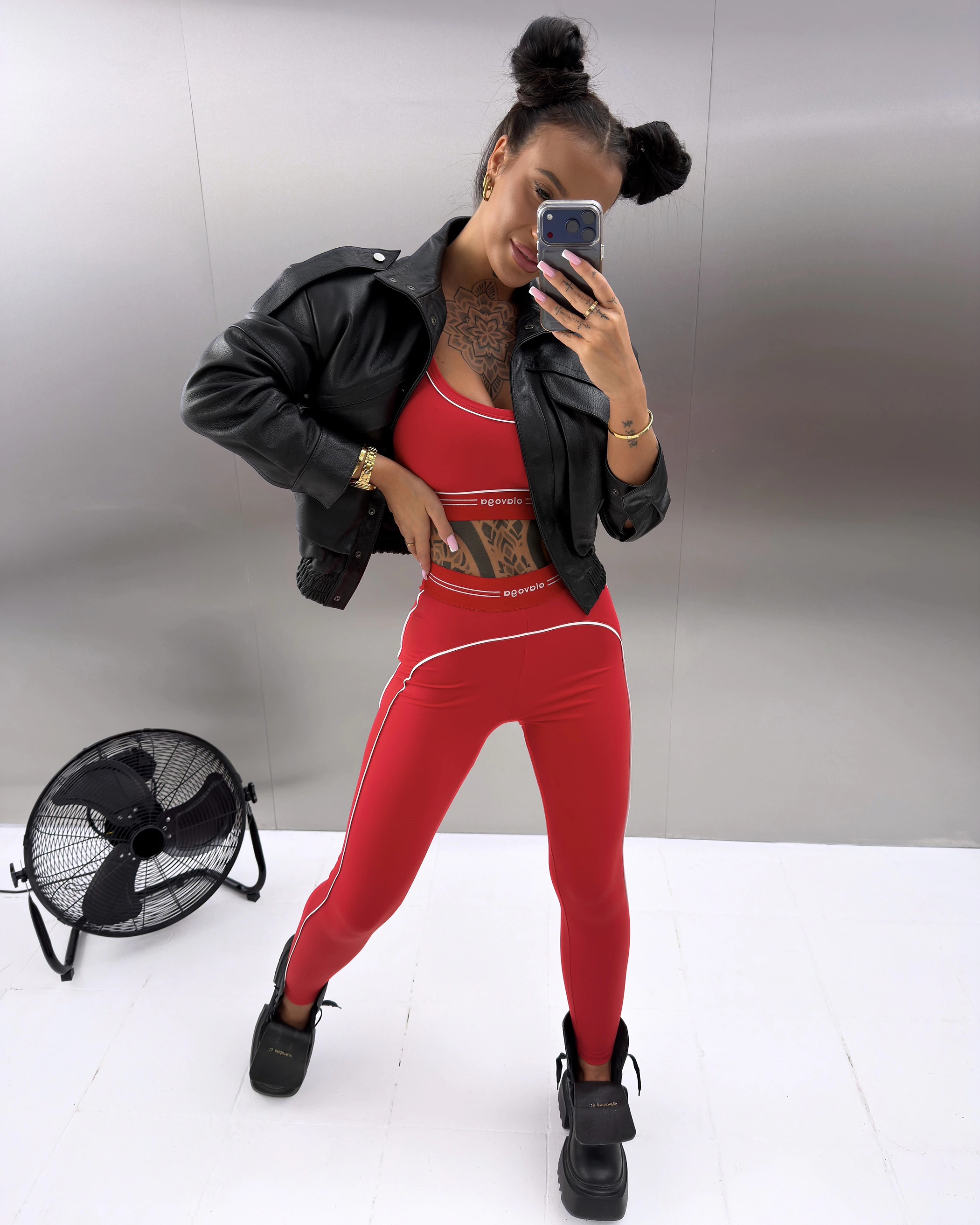 OLAVOGA TOMA Women's Sports Set – Red