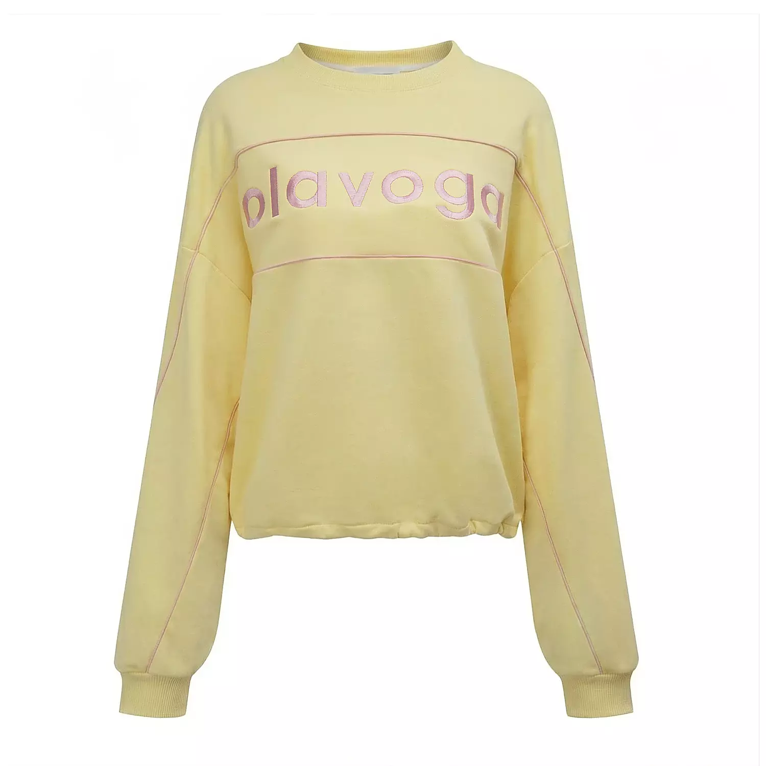 Bluza damska oversize OLAVOGA MELLOW - Żółty