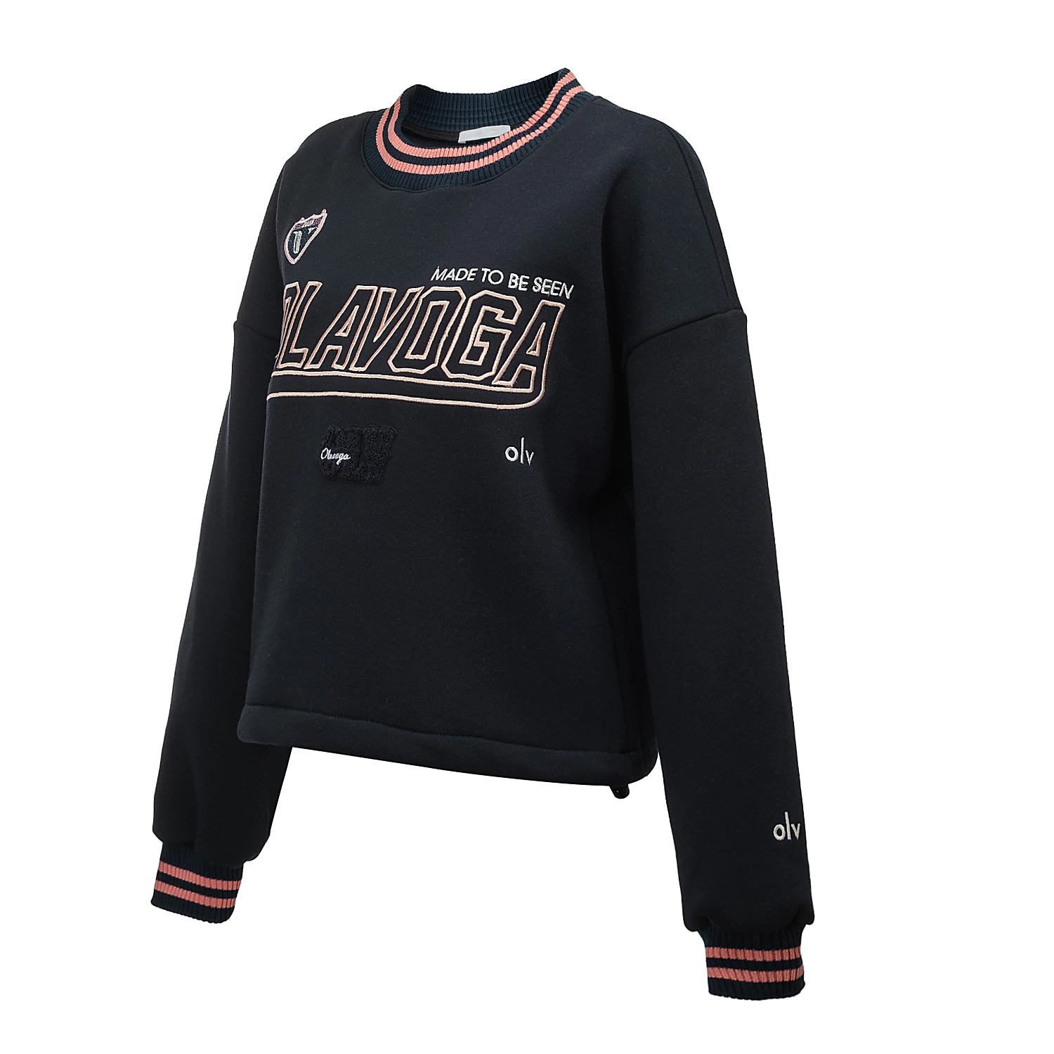 OLAVOGA VESA Damen Sweatshirt - navy blau