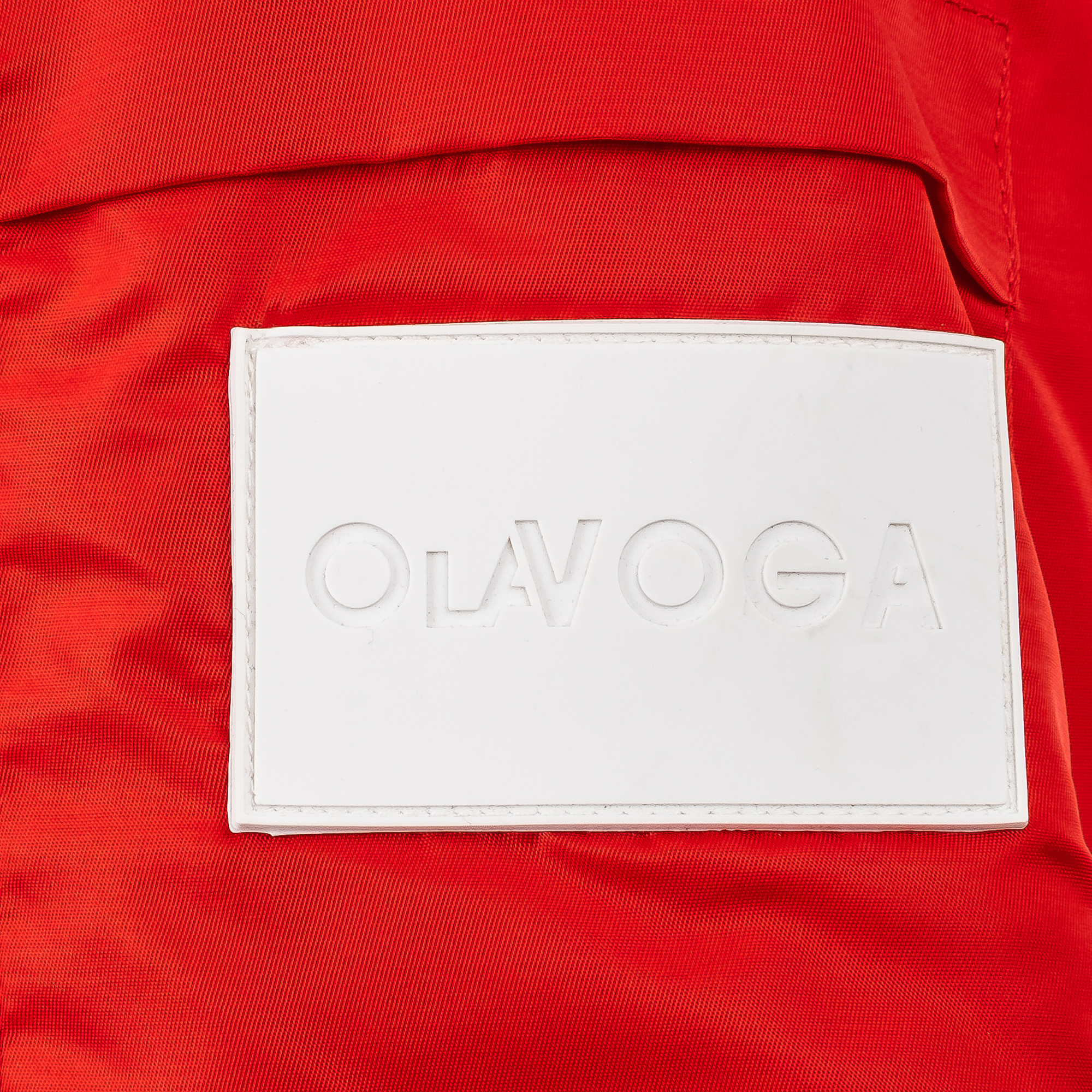 Dámská bomber bunda OLAVOGA WOOLY 2.0 – červená