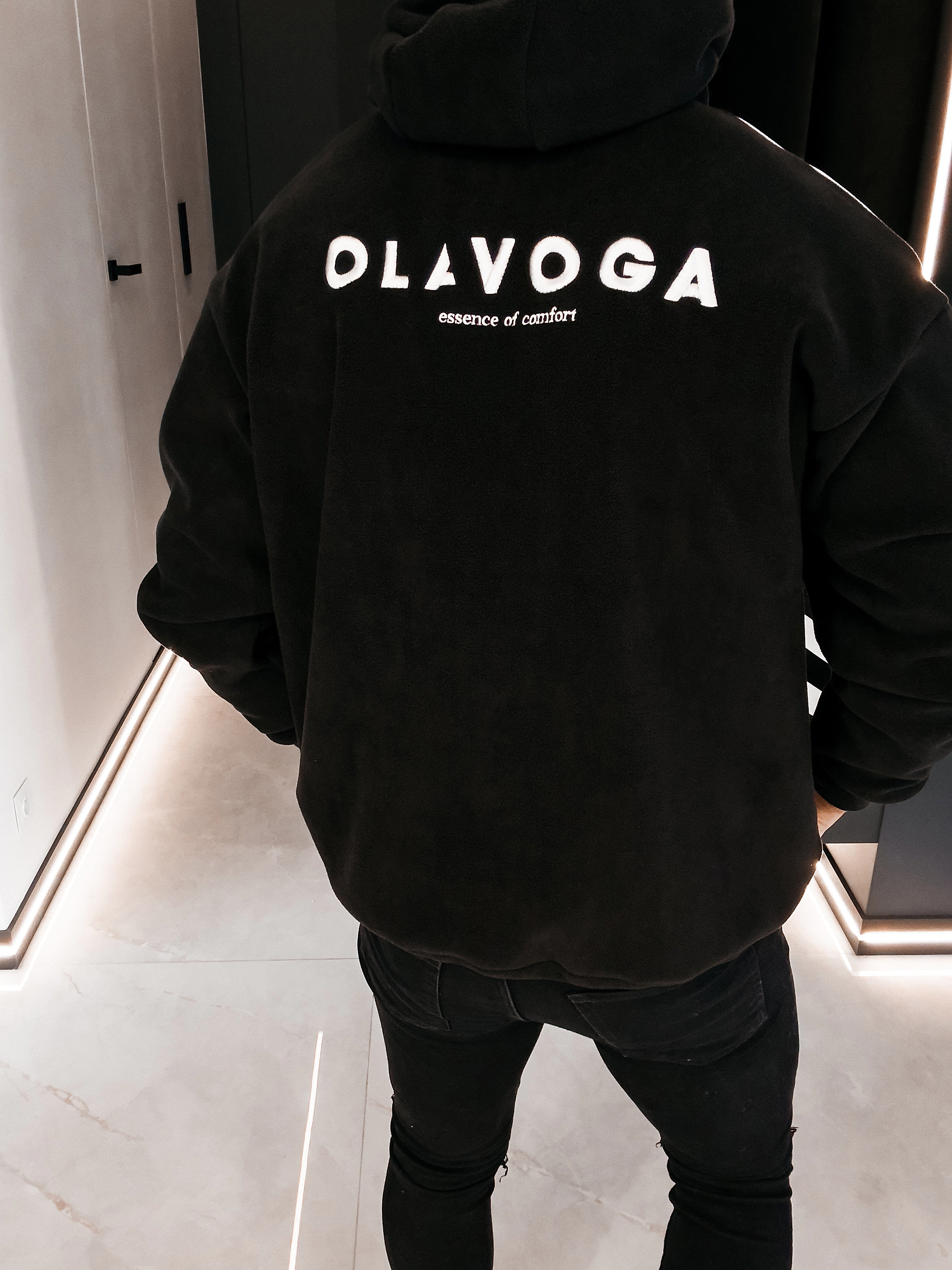 Bluza męska OLAVOGA Men PLUME - Czarny