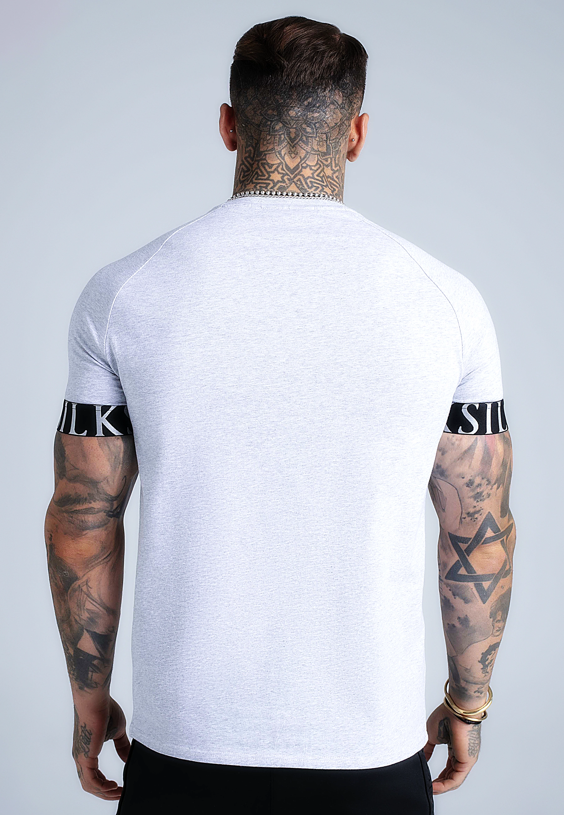 SIKSILK TECH T-Shirt für Herren 28406 - Grau