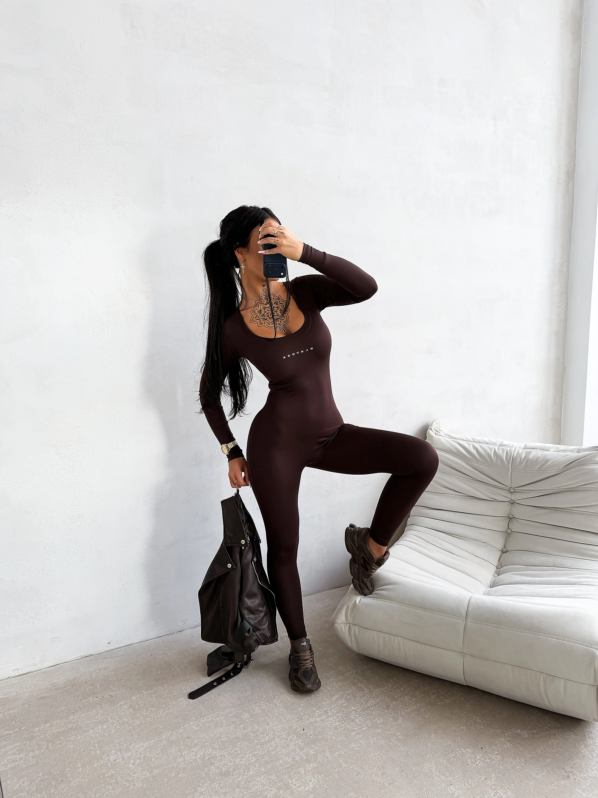 OLAVOGA ICONA Damen-Overall - Braun