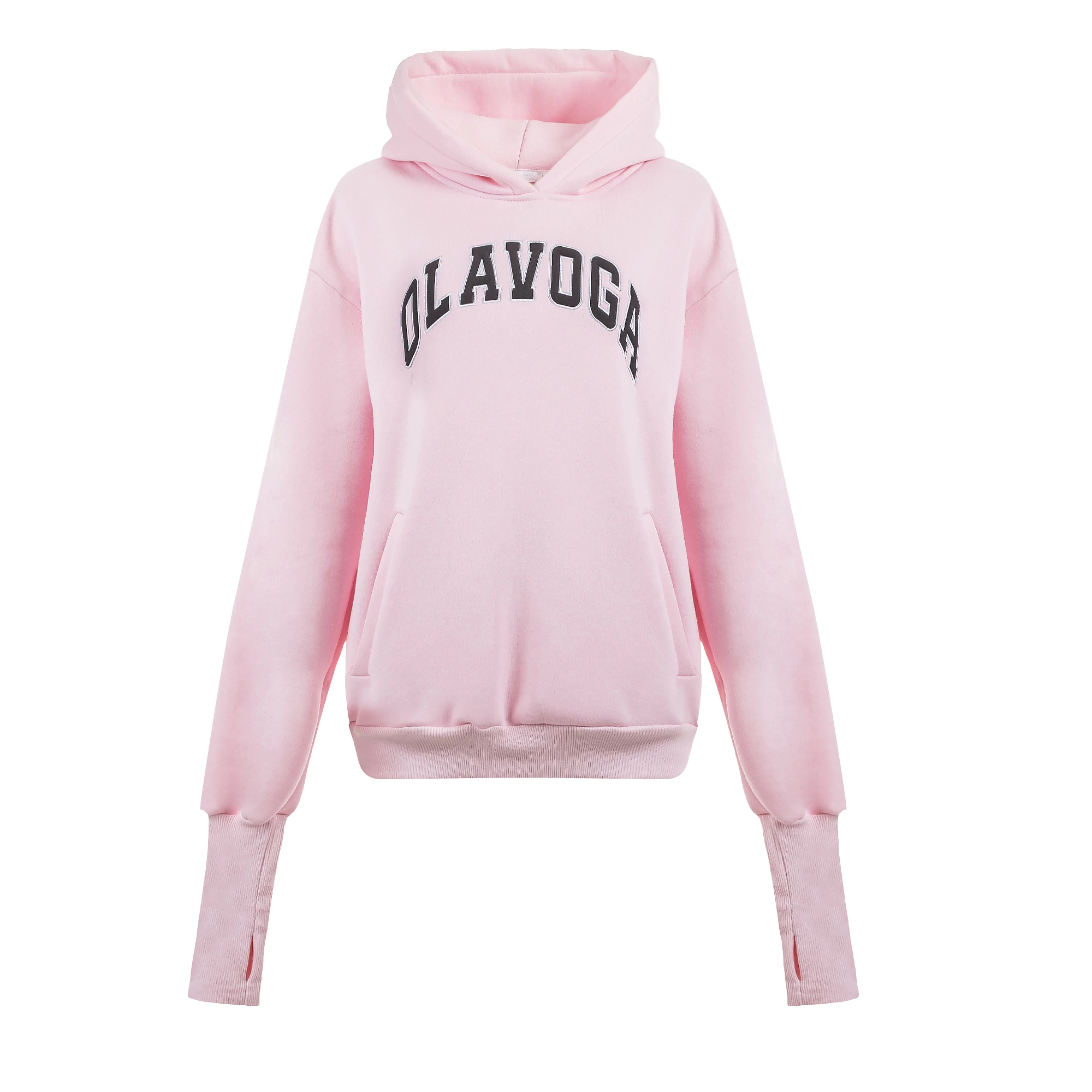OLAVOGA PRECISE Damen-Kapuzenpullover – Puderrosa