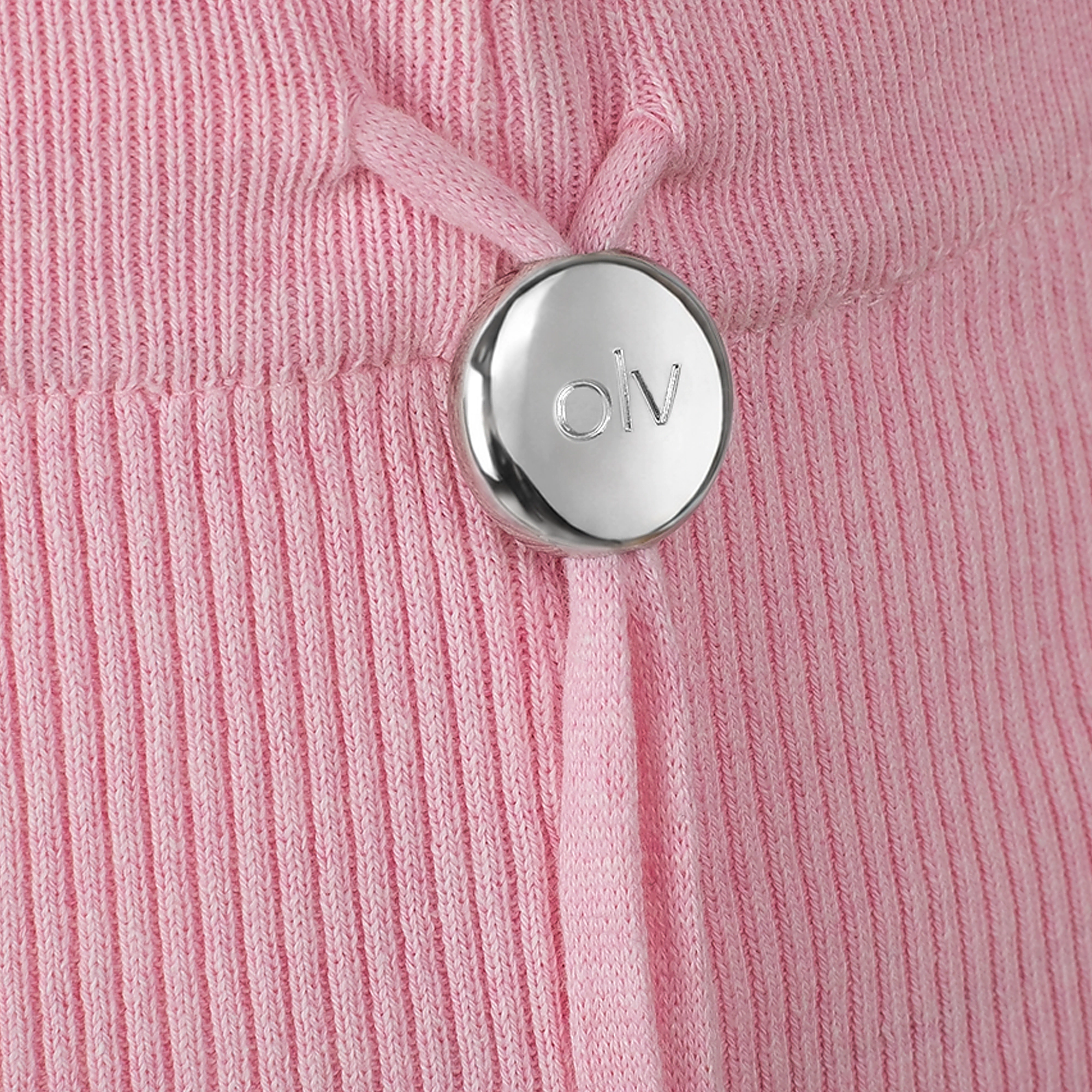 OLAVOGA MALES Pullover-Set mit Knopfleiste - Rosa