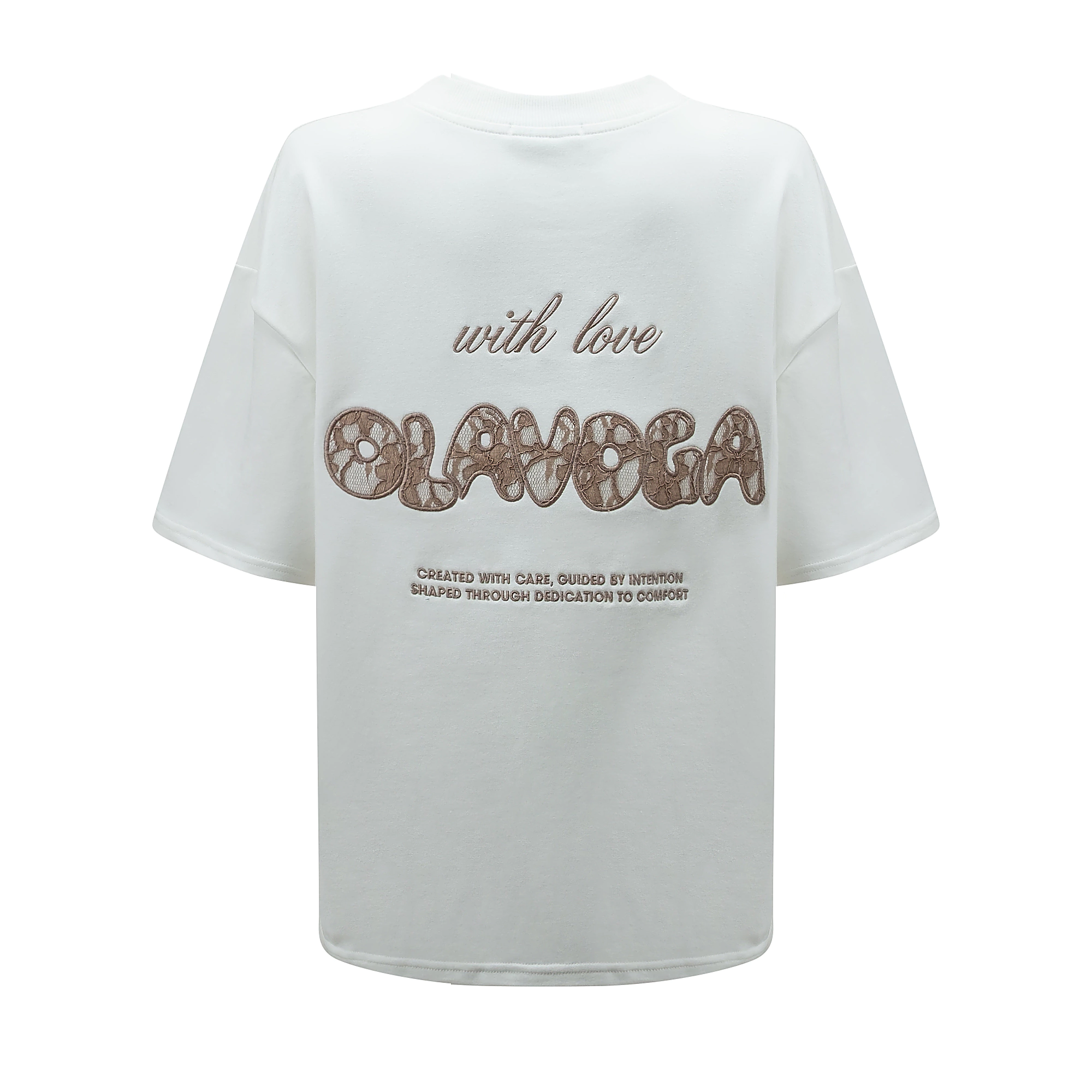 OLAVOGA SOREYA women's oversize T-shirt - Écru
