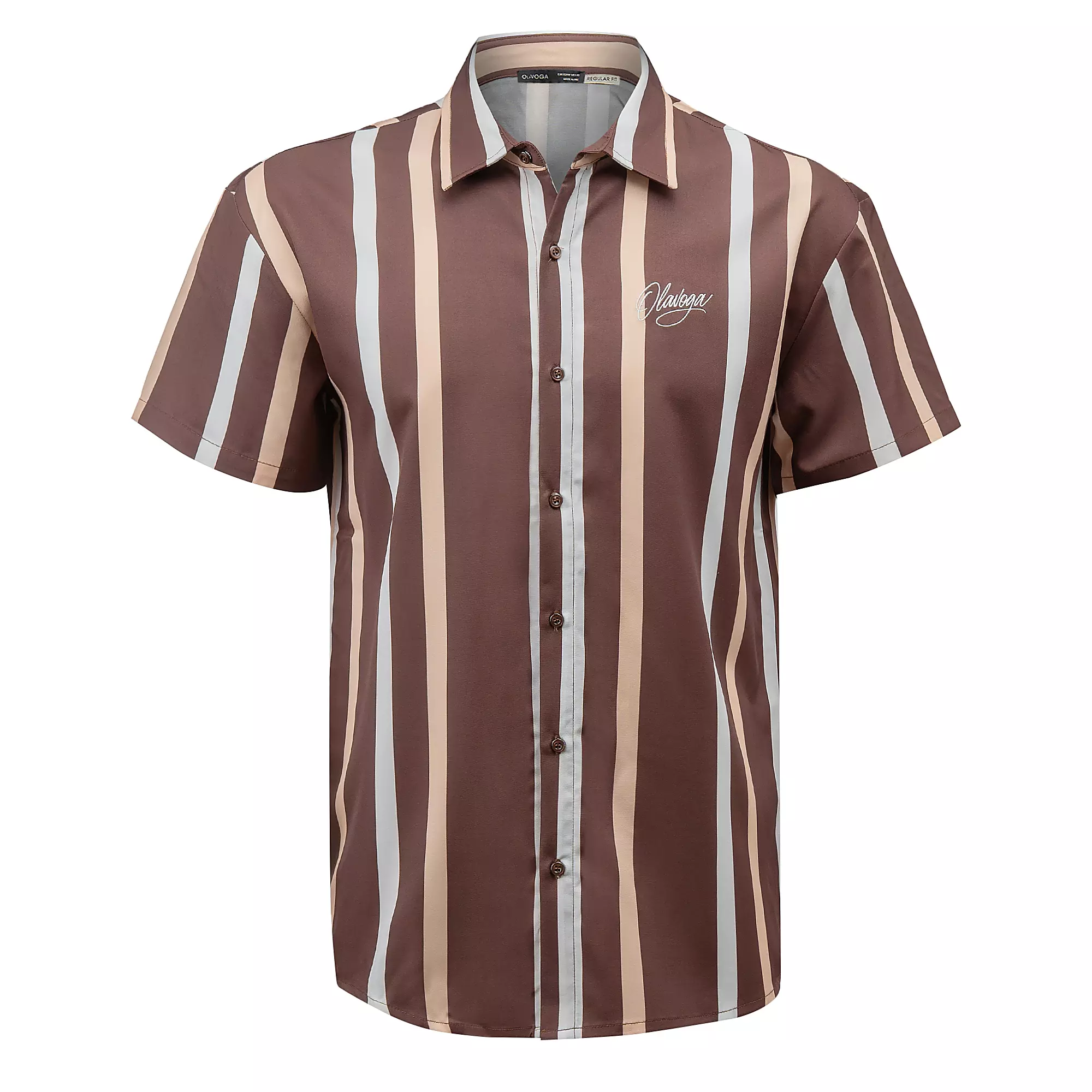 OLAVOGA Herren MIUS T-shirt - Braun
