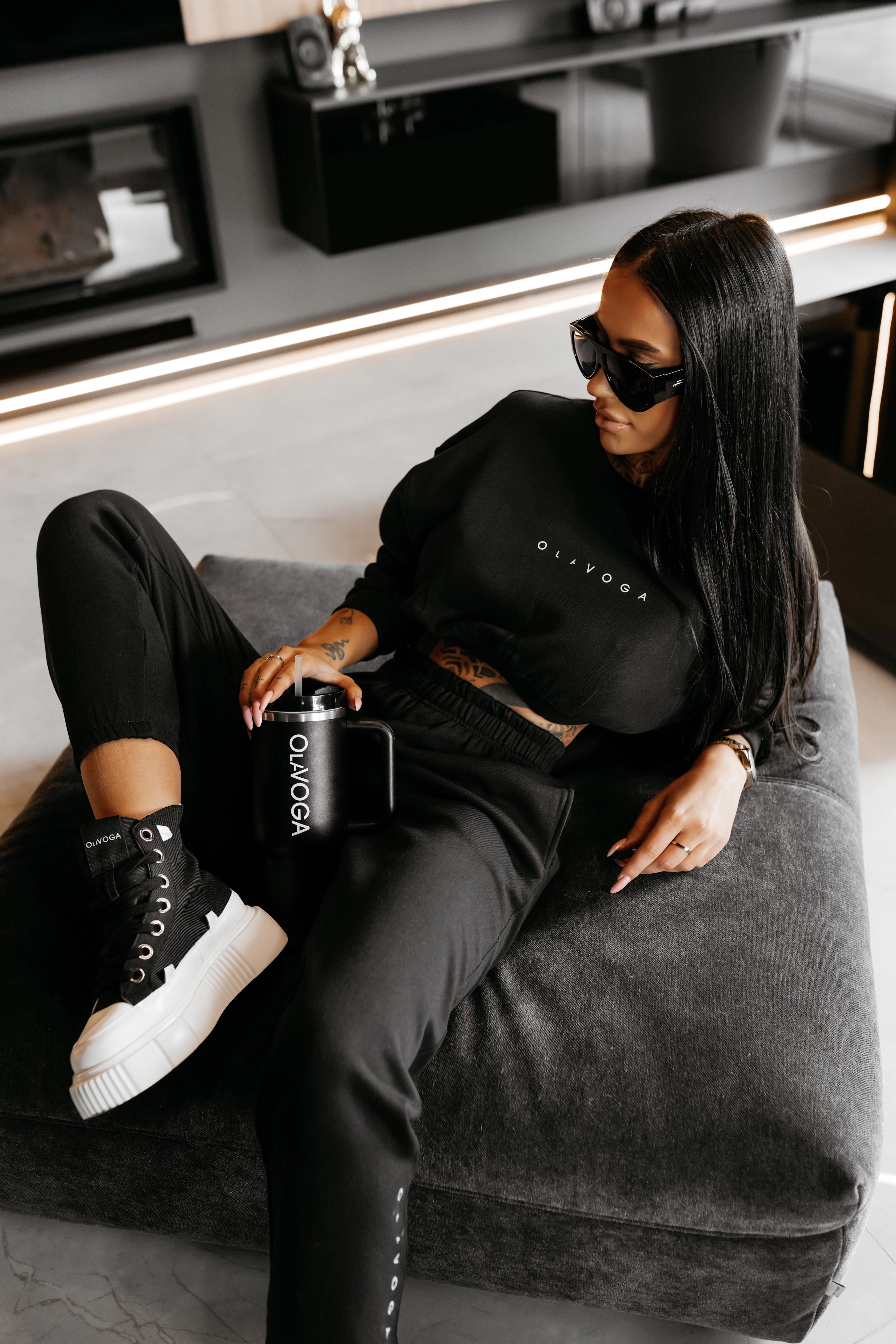 OLAVOGA TRIPSY Damenset - Schwarz