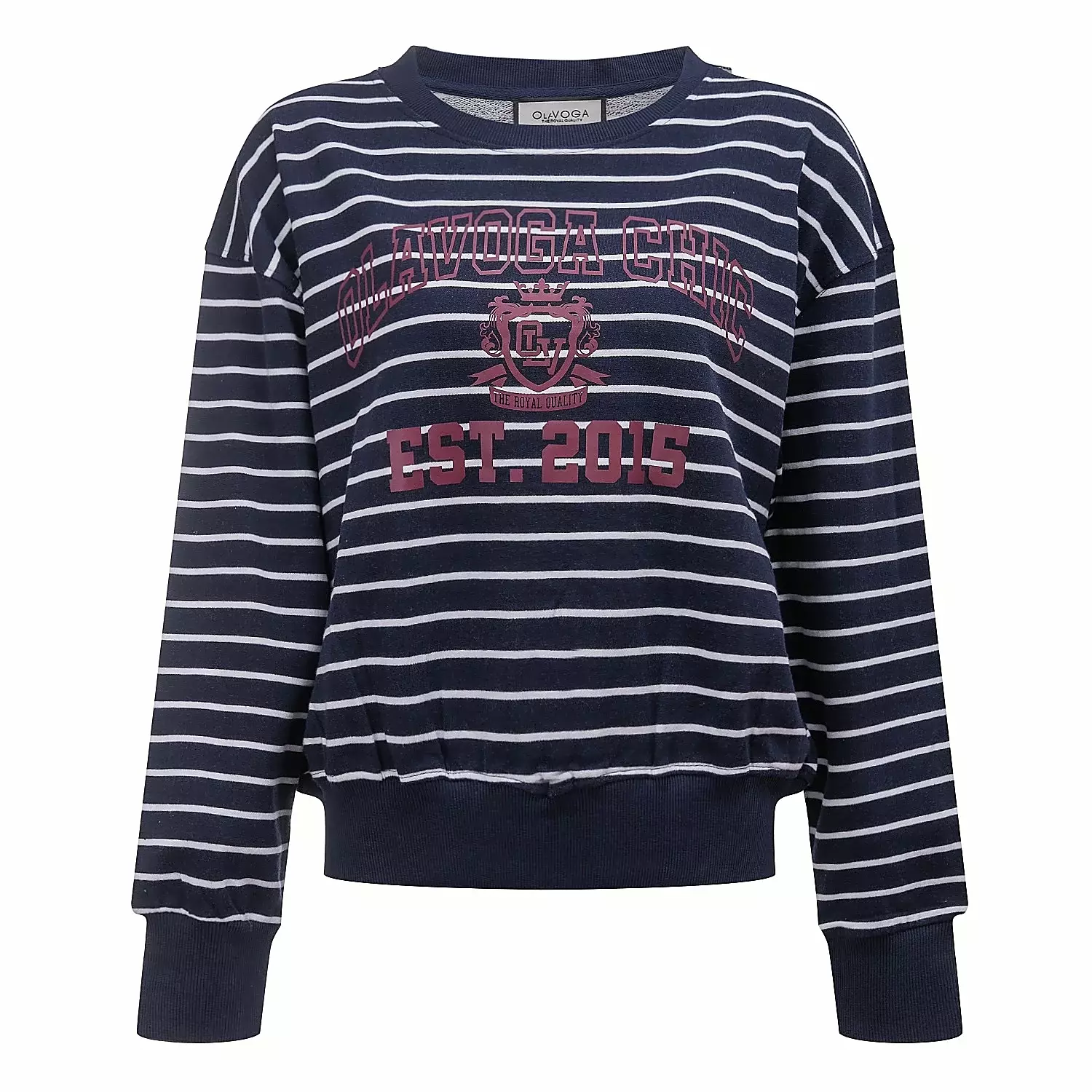 Bluza damska casual OLAVOGA TENCI - Granat