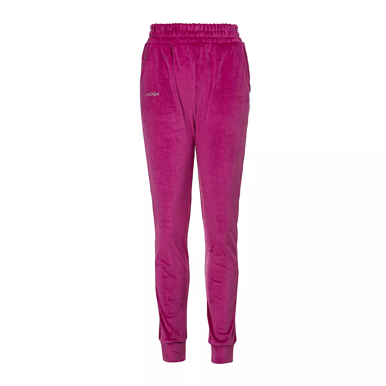 Ladies' velour set OLAVOGA VELVET ASH - Amaranth