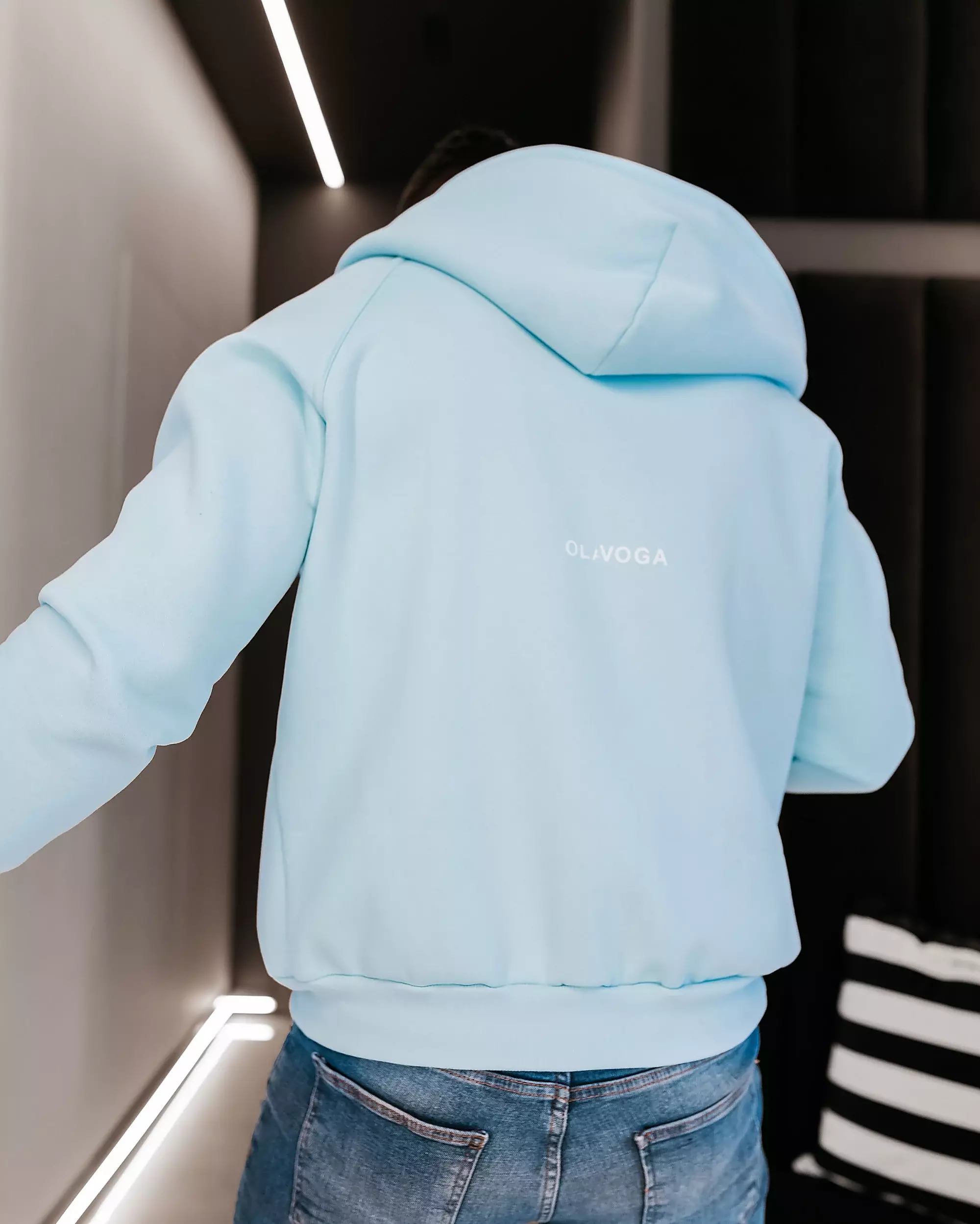 Bluza męska casual OLAVOGA Men IRIS MEN - Mięta