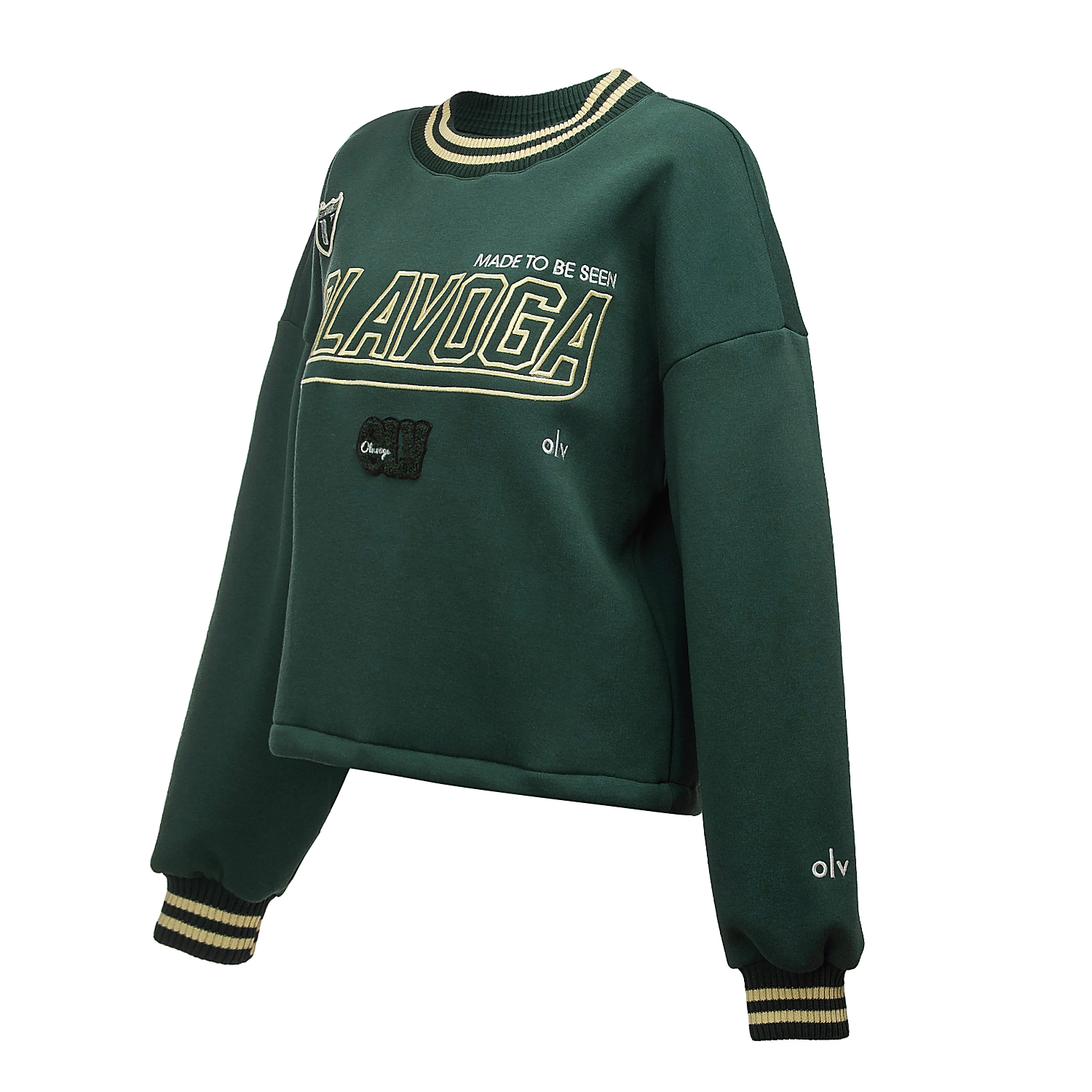 OLAVOGA VESA Damen Sweatshirt - Grün