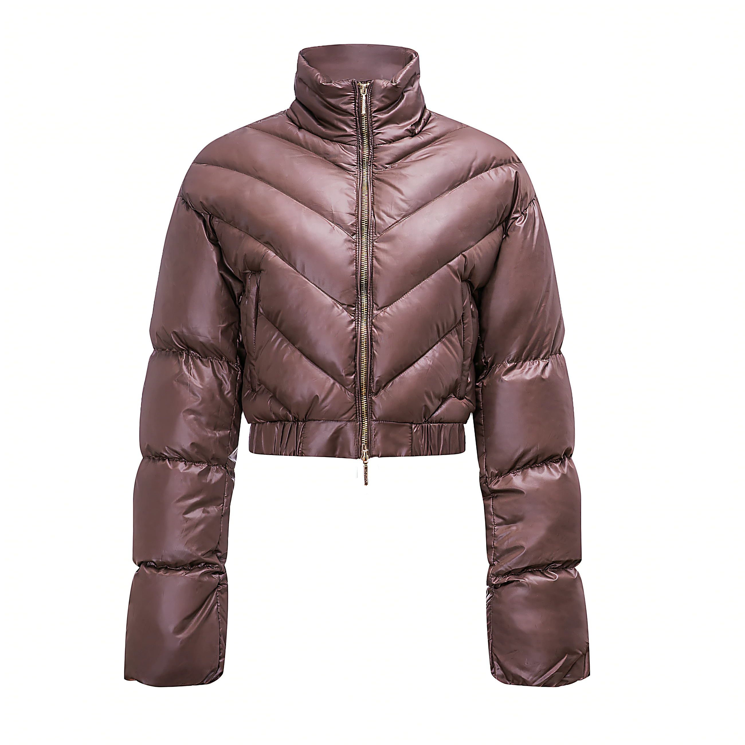OLAVOGA TAAZU women's quilted jacket - Brown