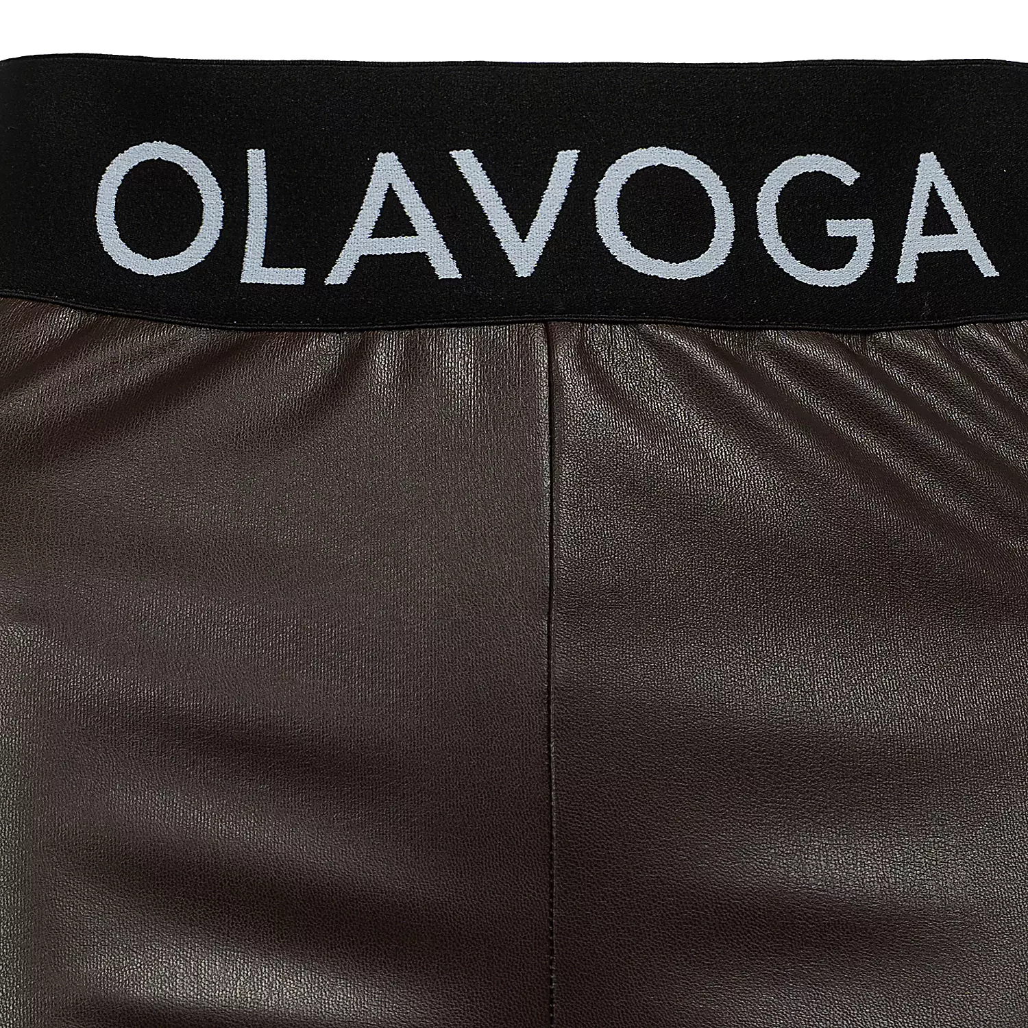 Damen-Lederleggings OLAVOGA PELLIT - Braun