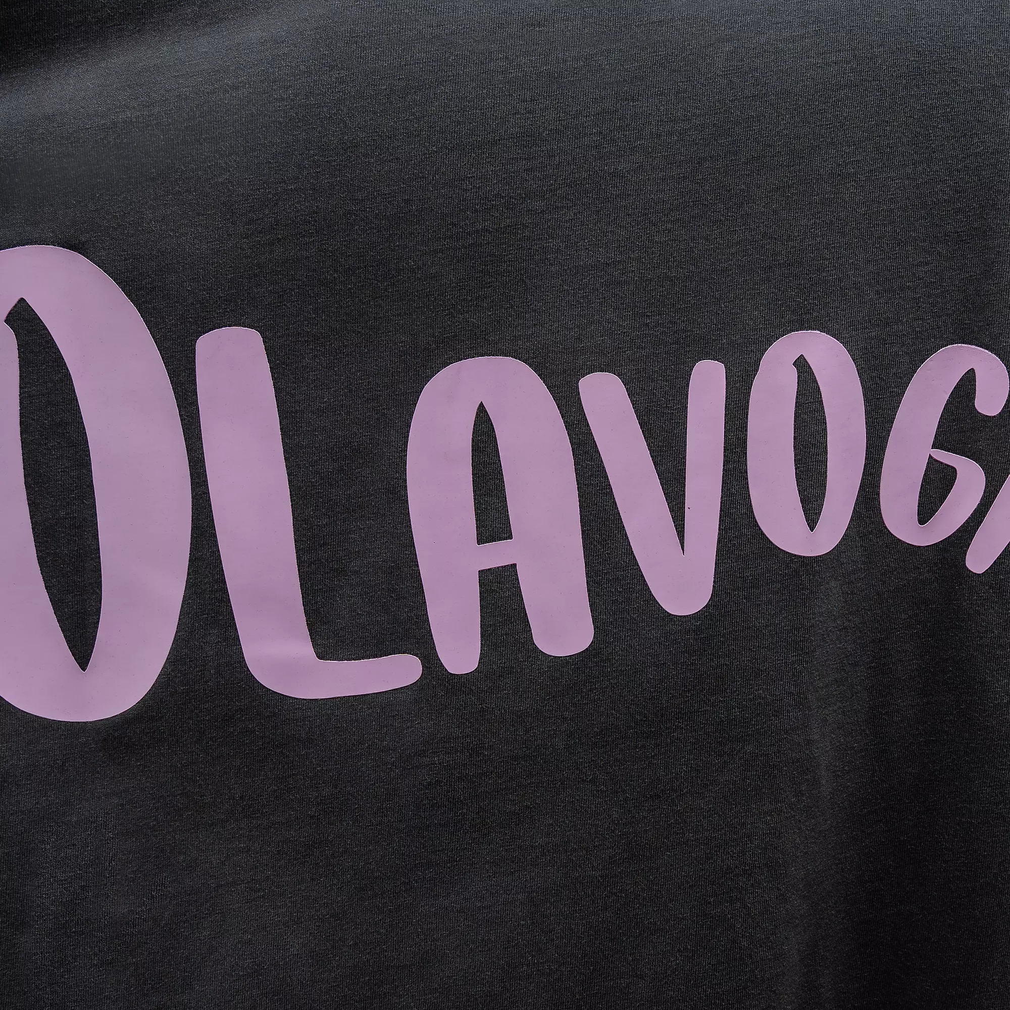 OLAVOGA BABE dámske tričko oversize - Tmavosivé
