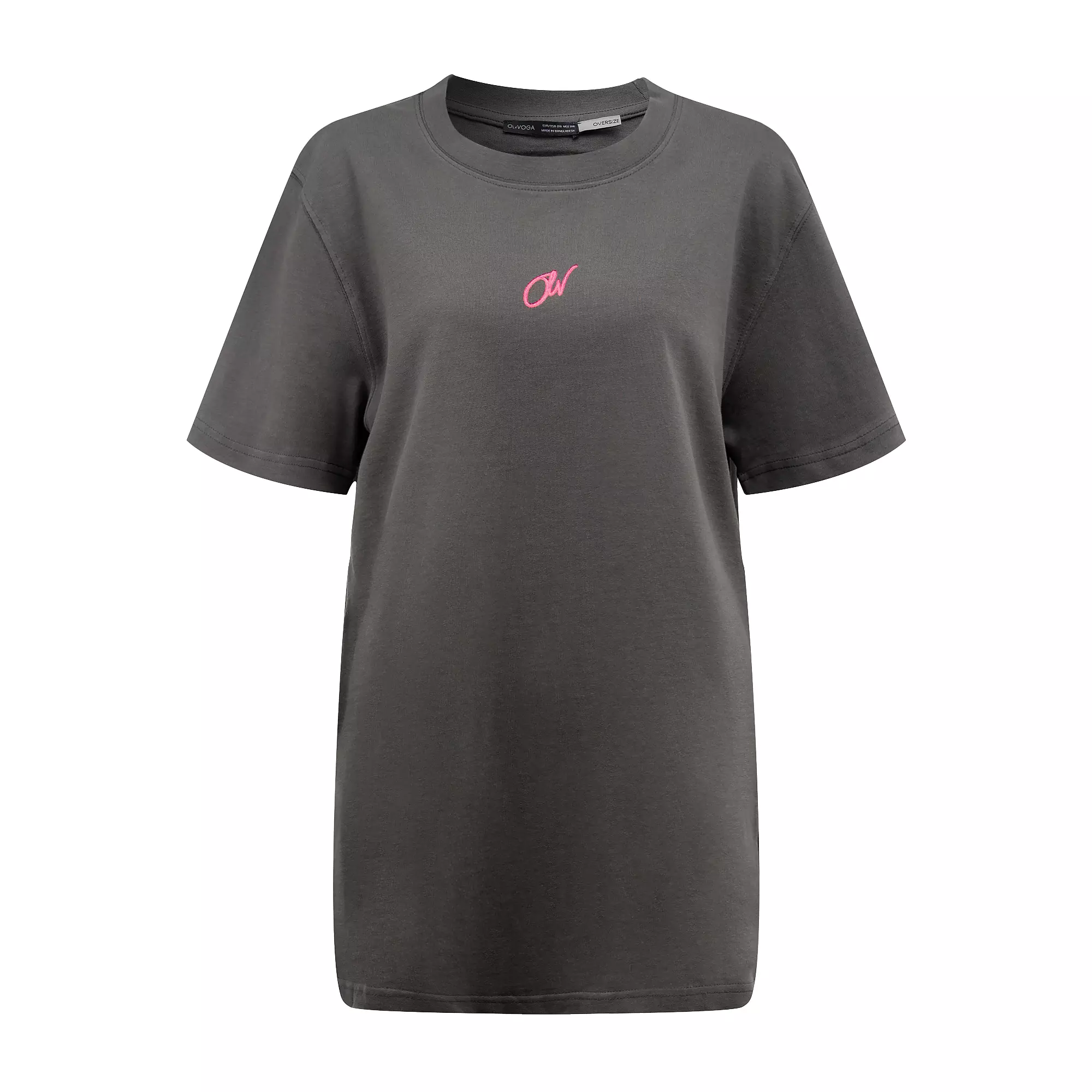 OLAVOGA VELMAR unisex oversize T-shirt - Graphite
