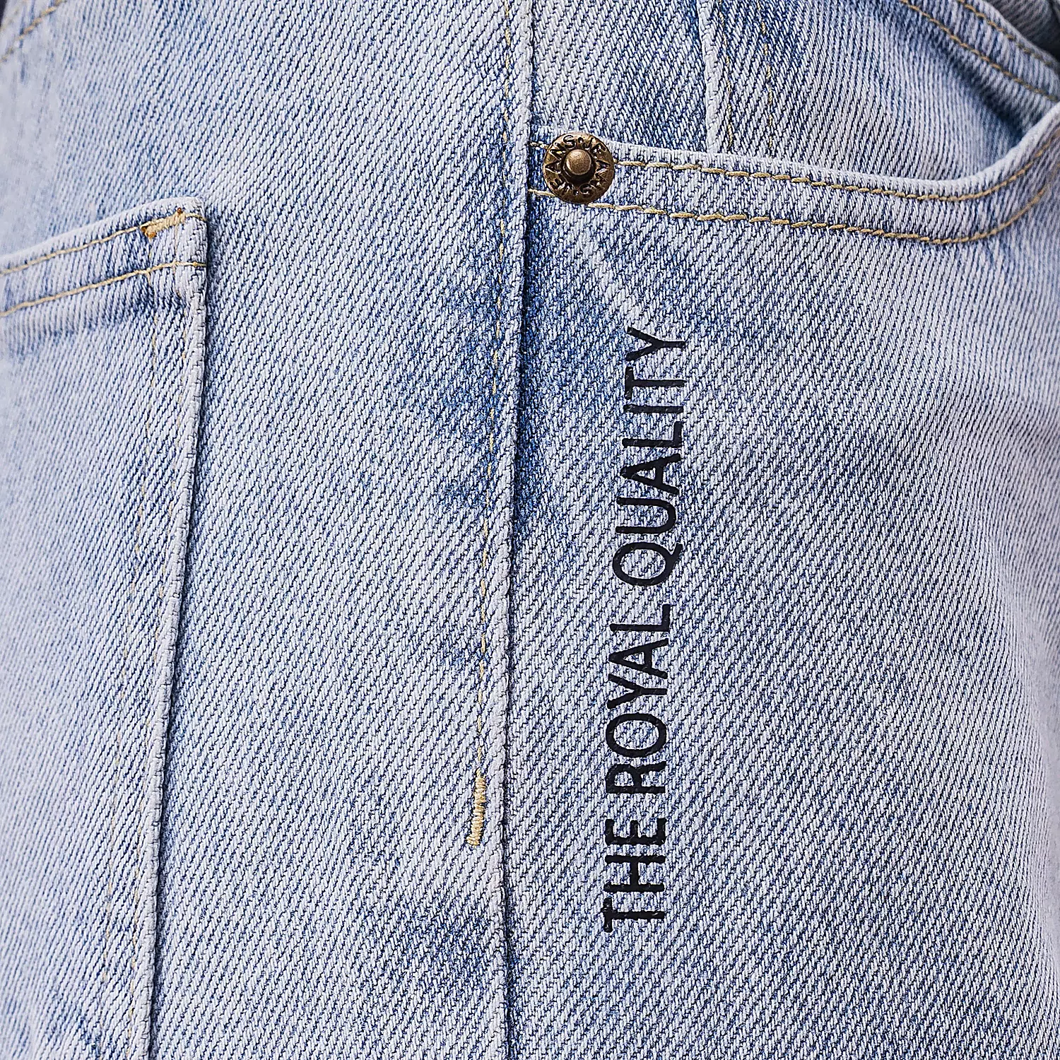 Spodnie damskie OLAVOGA SKYLINE - Jasny jeans
