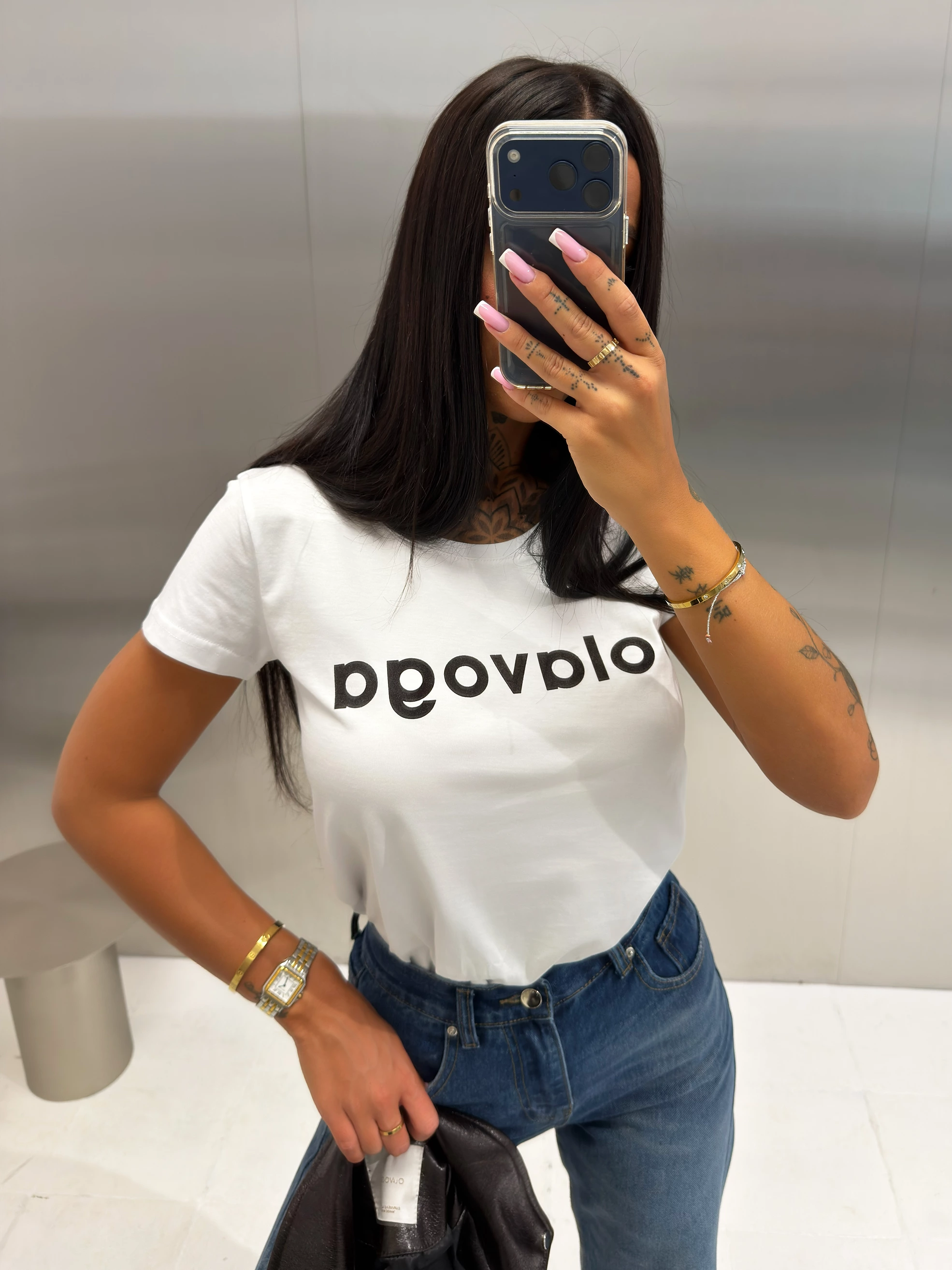 OLAVOGA Essentials: T-shirt basic EARLY - Biały